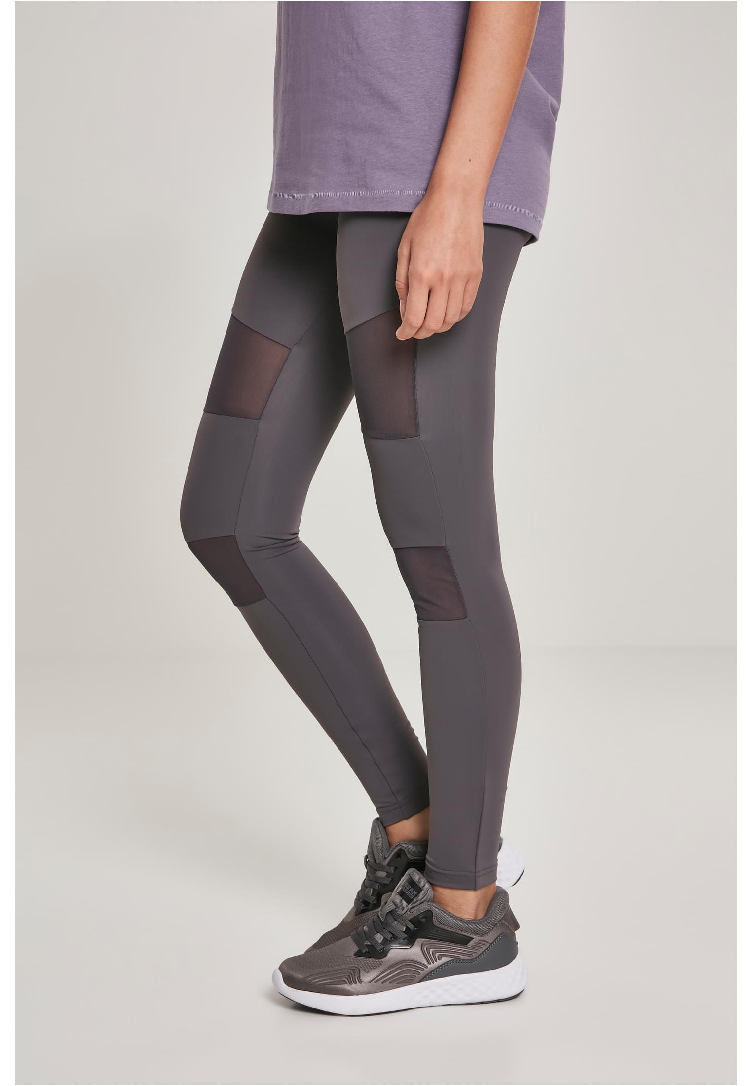 Ladies Tech Mesh Leggings dark grey 3XL - variant image 1