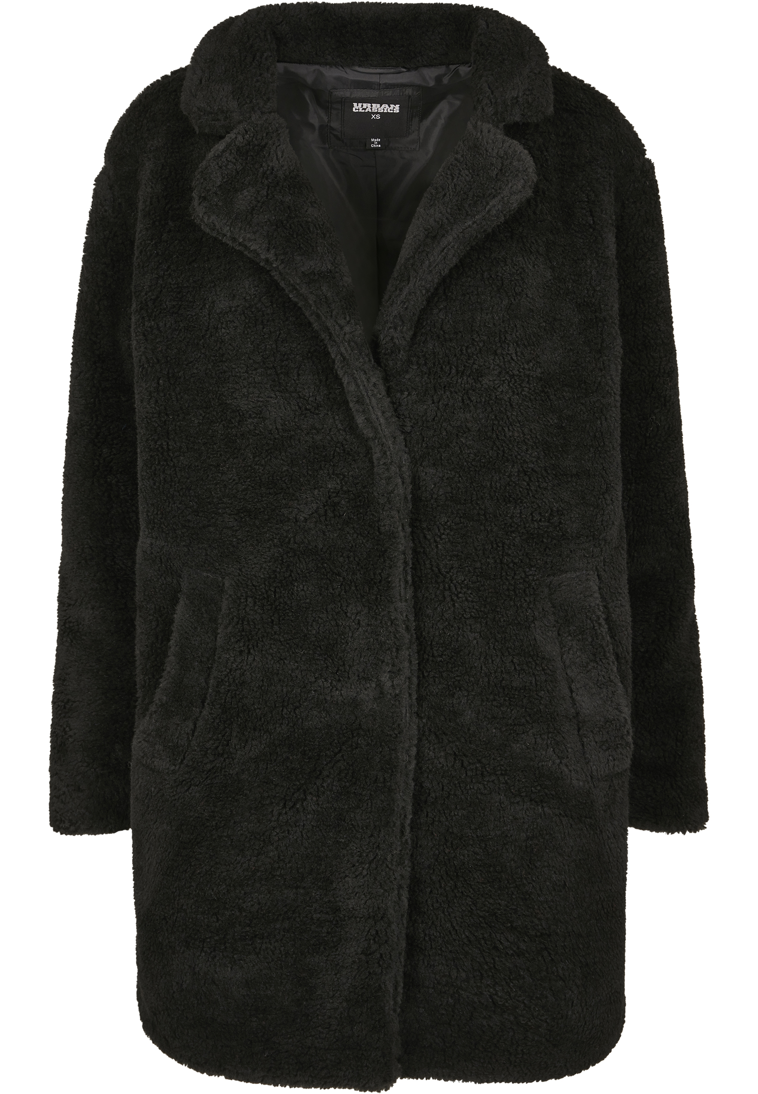 Ladies Oversized Sherpa Coat black 3XL - variant image 6