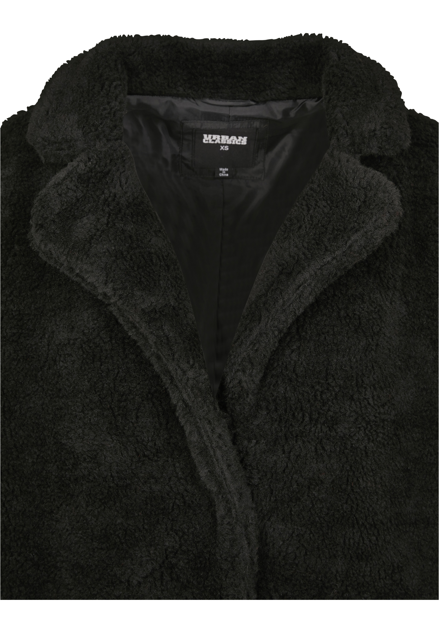 Ladies Oversized Sherpa Coat black 3XL - variant image 8