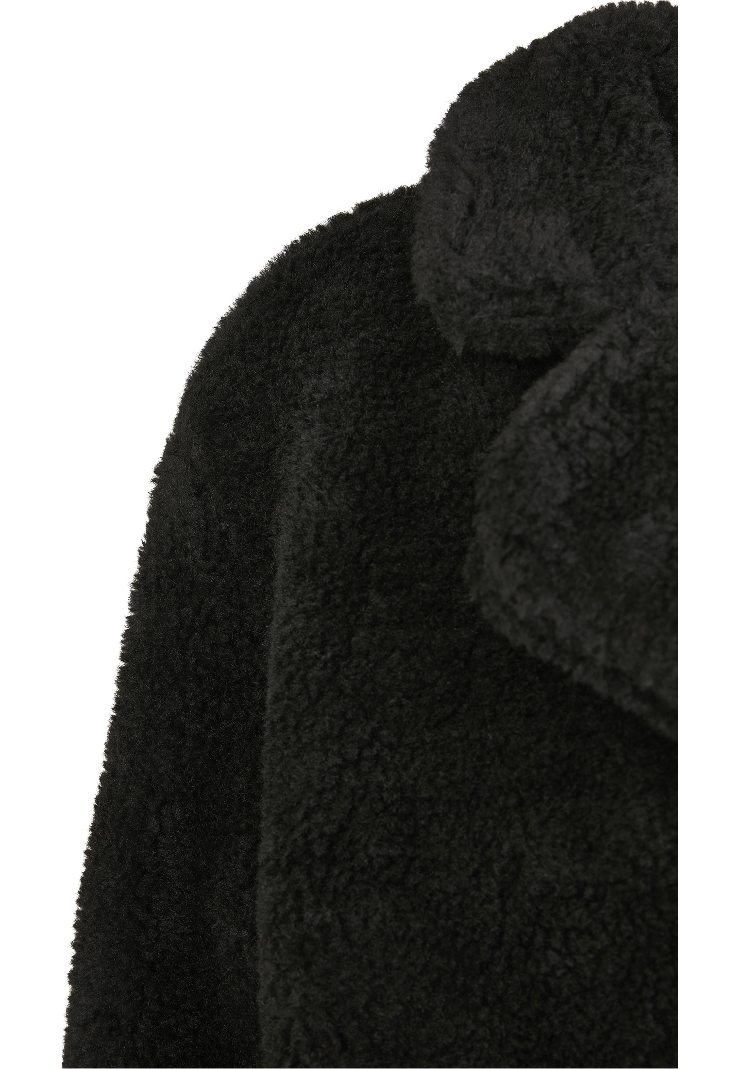 Ladies Oversized Sherpa Coat black 3XL - variant image 9