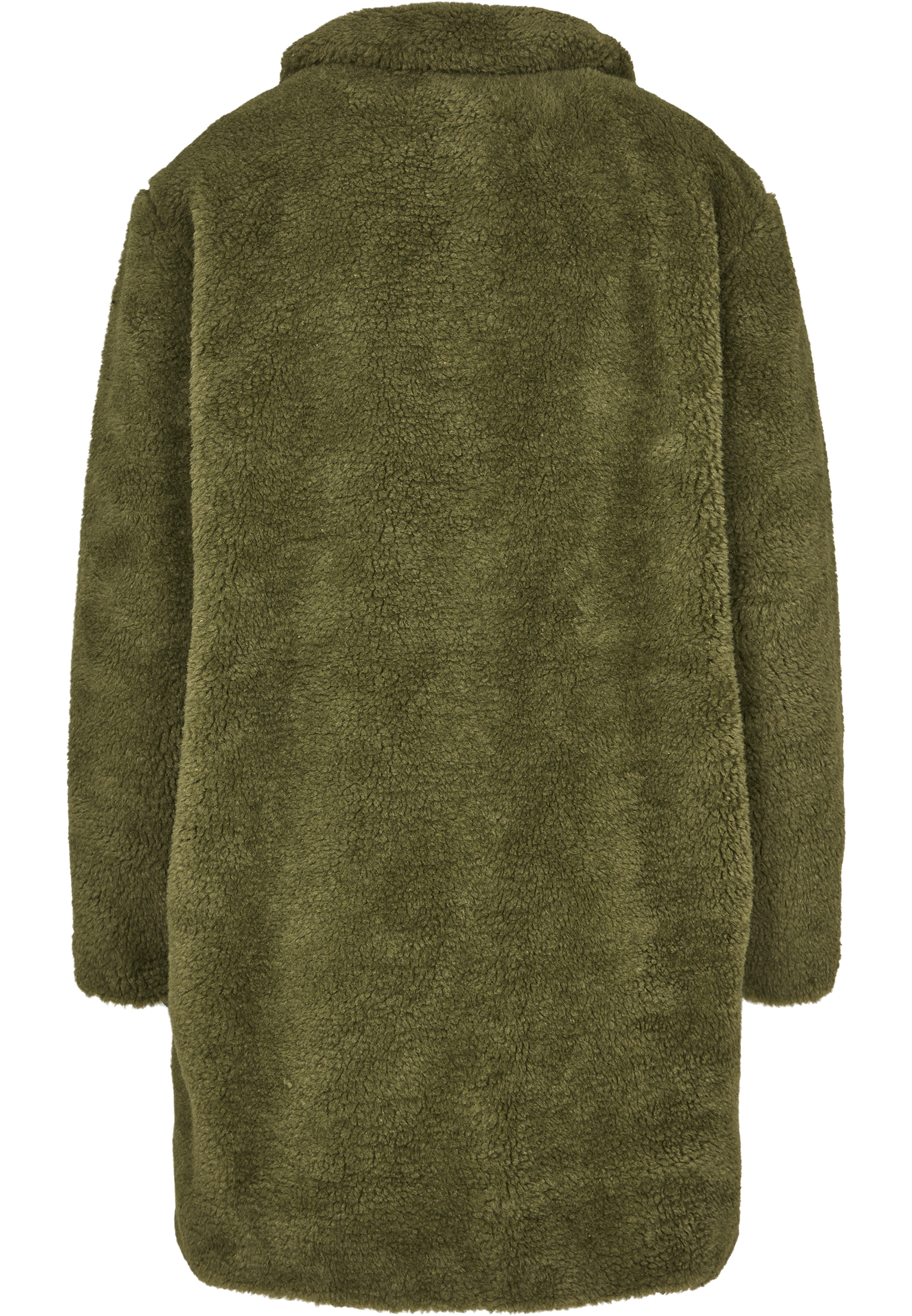 Ladies Oversized Sherpa Coat olive 3XL - variant image 7