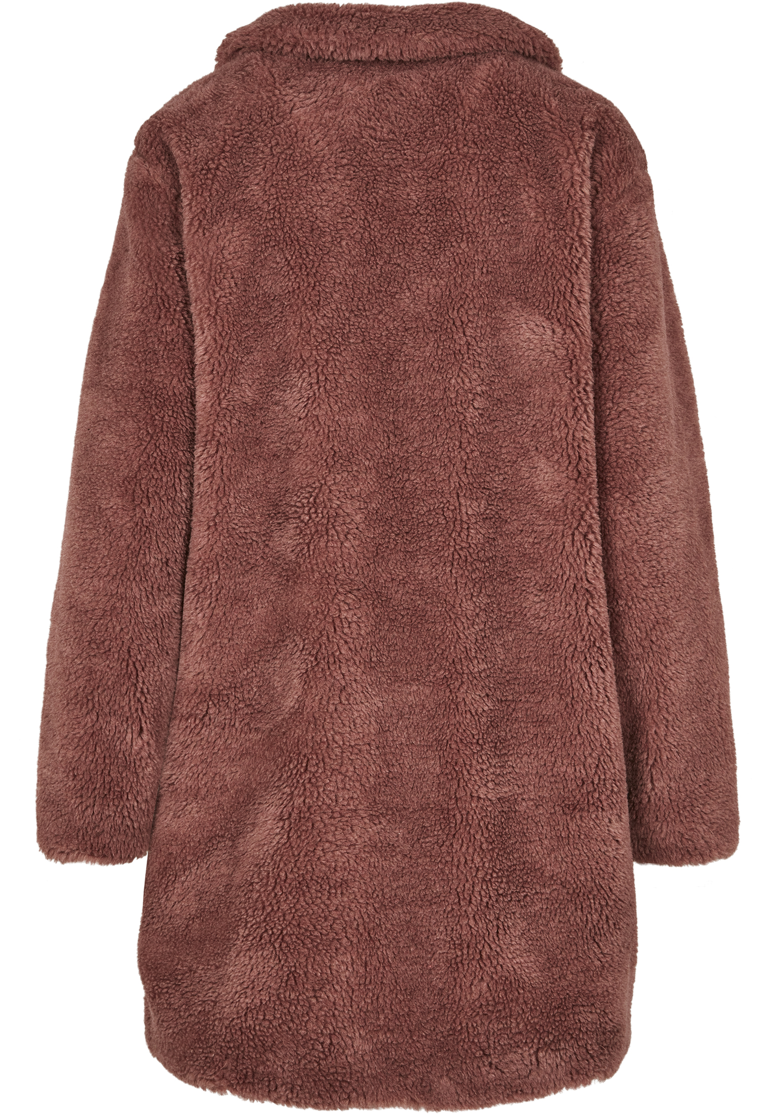 Ladies Oversized Sherpa Coat darkrose 3XL - variant image 6