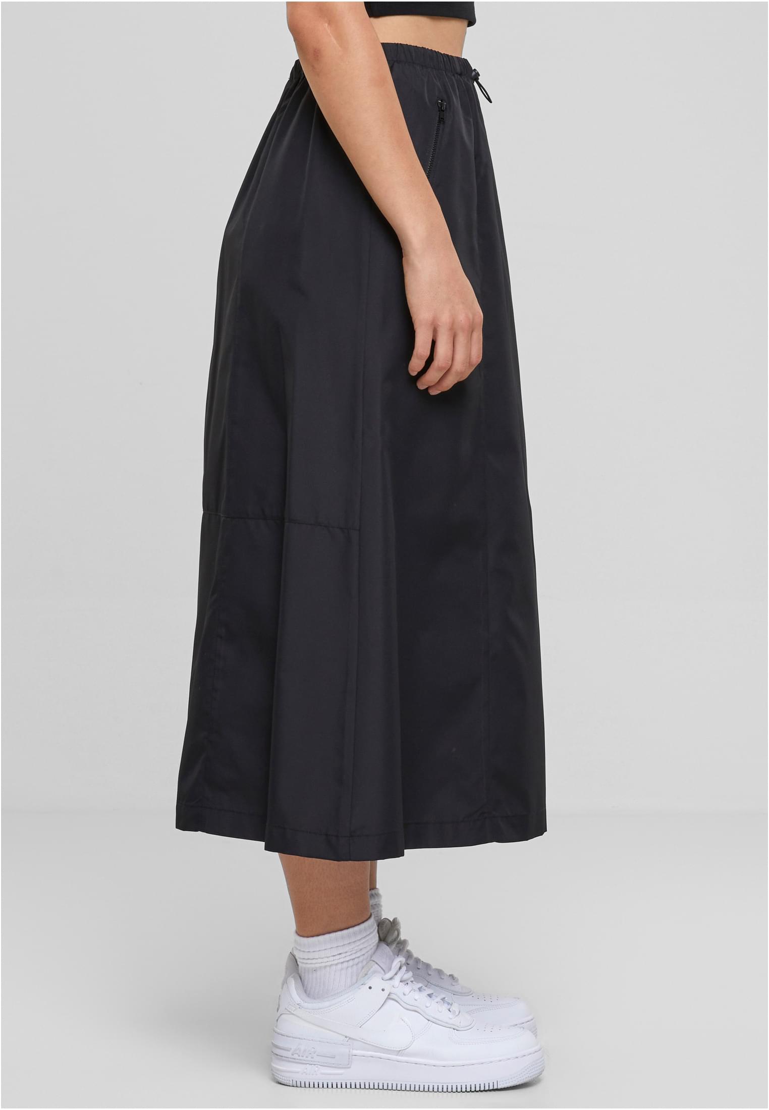 Ladies Ripstop Parachute Midi Skirt black 3XL - variant image 3
