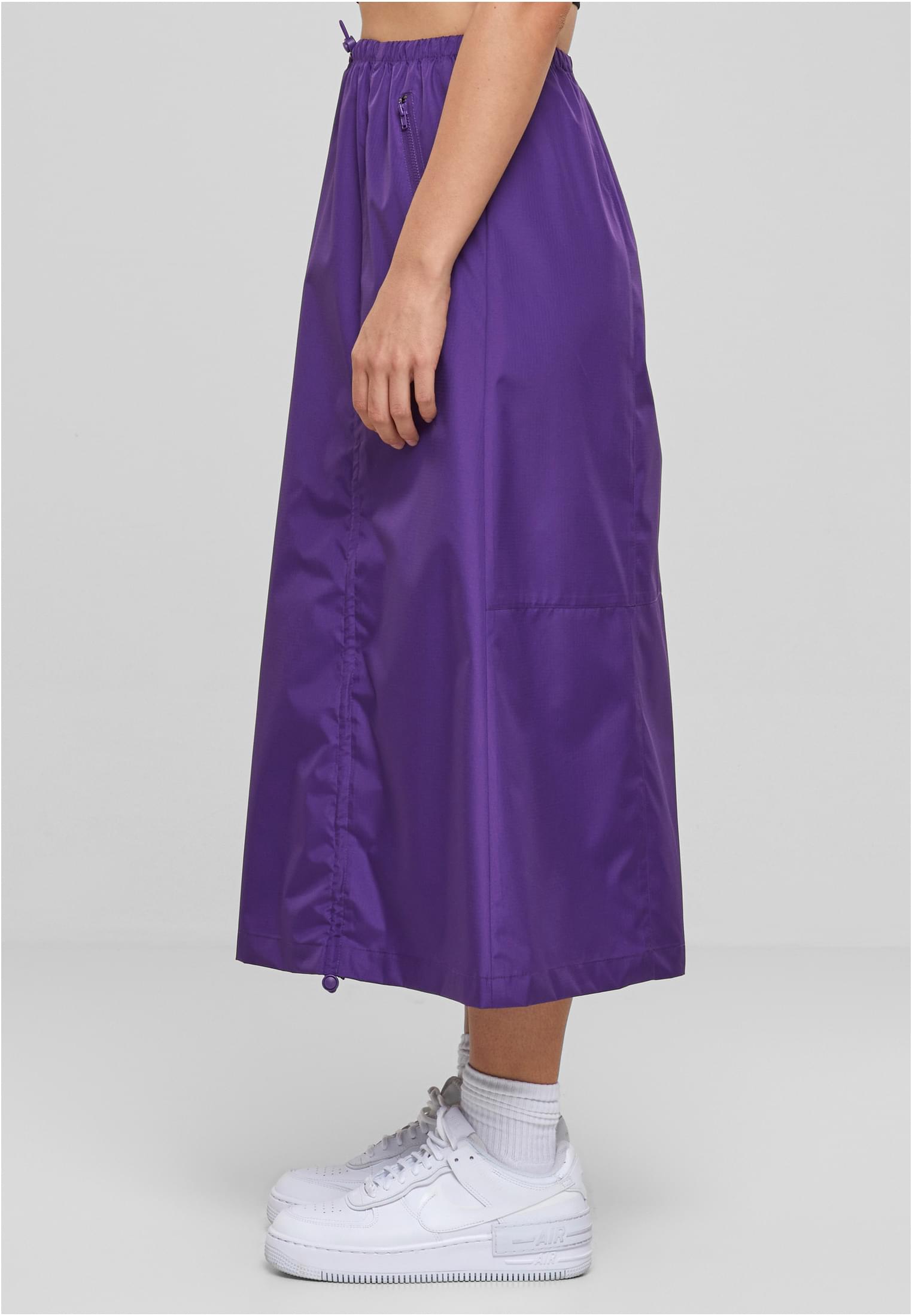 Ladies Ripstop Parachute Midi Skirt realviolet 3XL - variant image 1