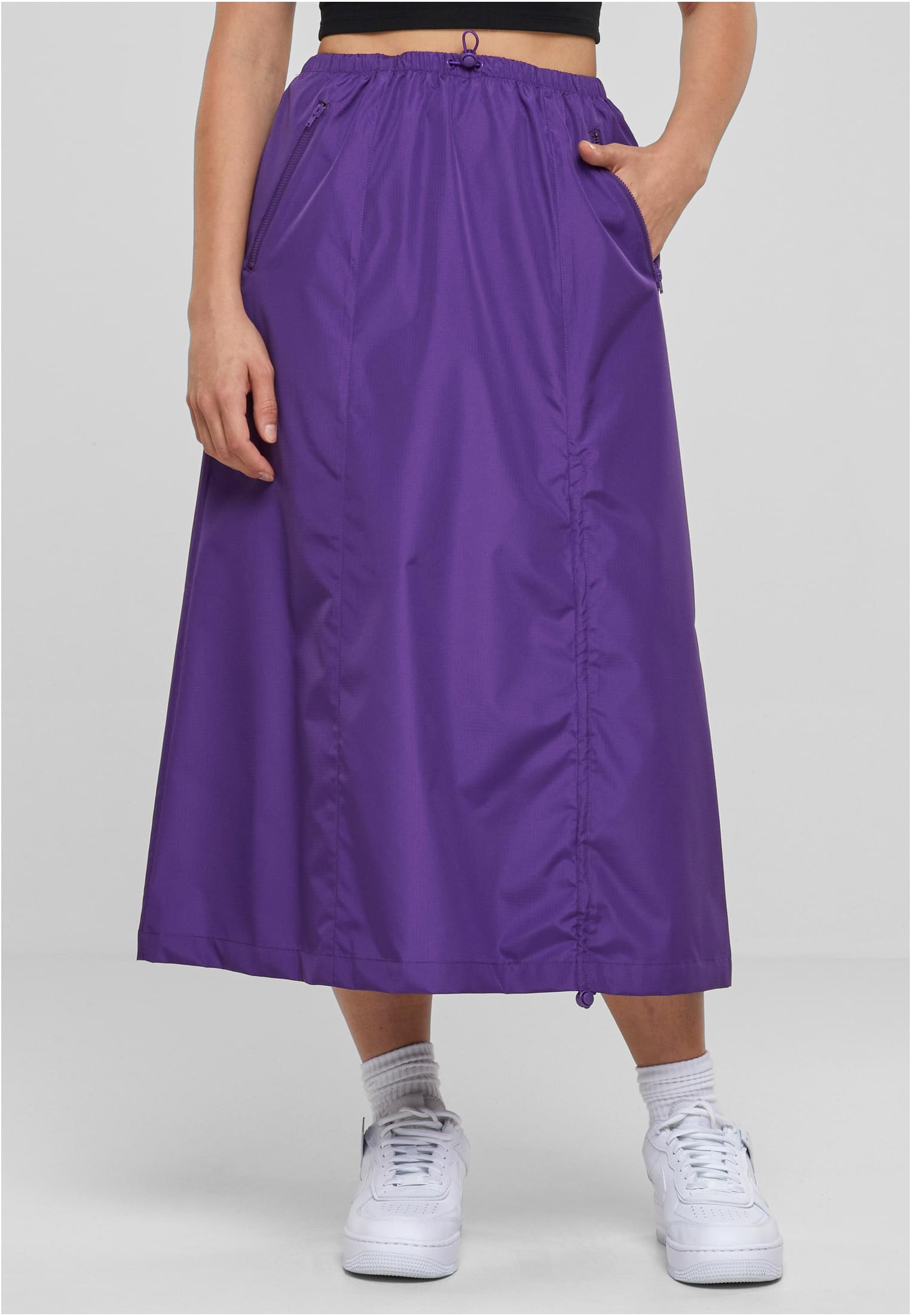 Ladies Ripstop Parachute Midi Skirt realviolet 3XL - alternate variant 2