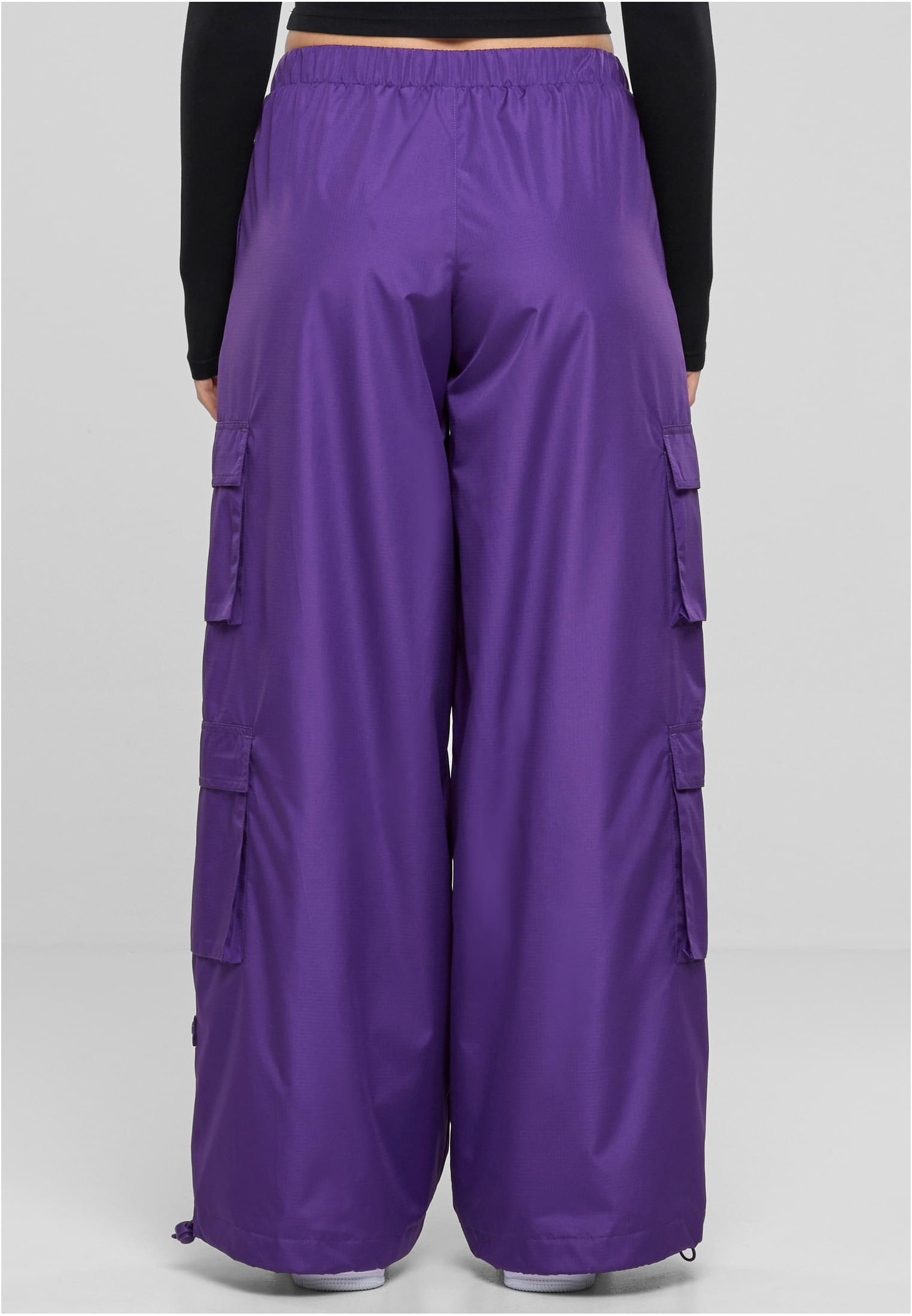 Ladies Ripstop Double Cargo Pants realviolet L - variant image 2