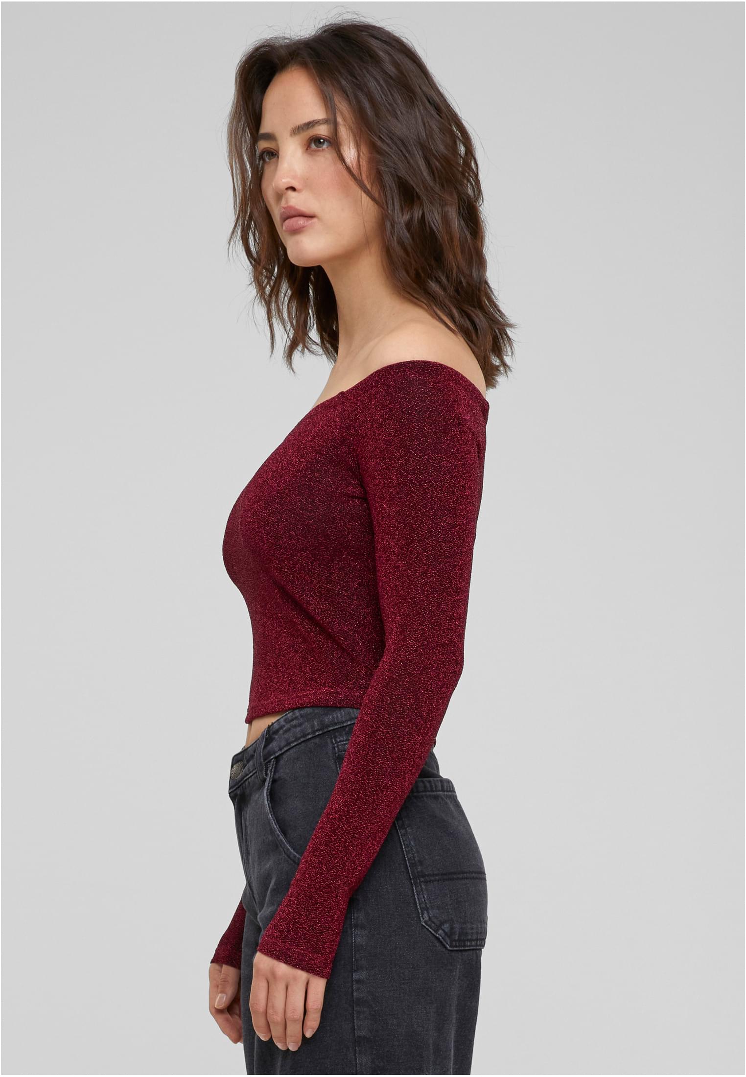 Femmes Débardeur Long Manche Argenté bordeaux 3XL
 - variant image 1