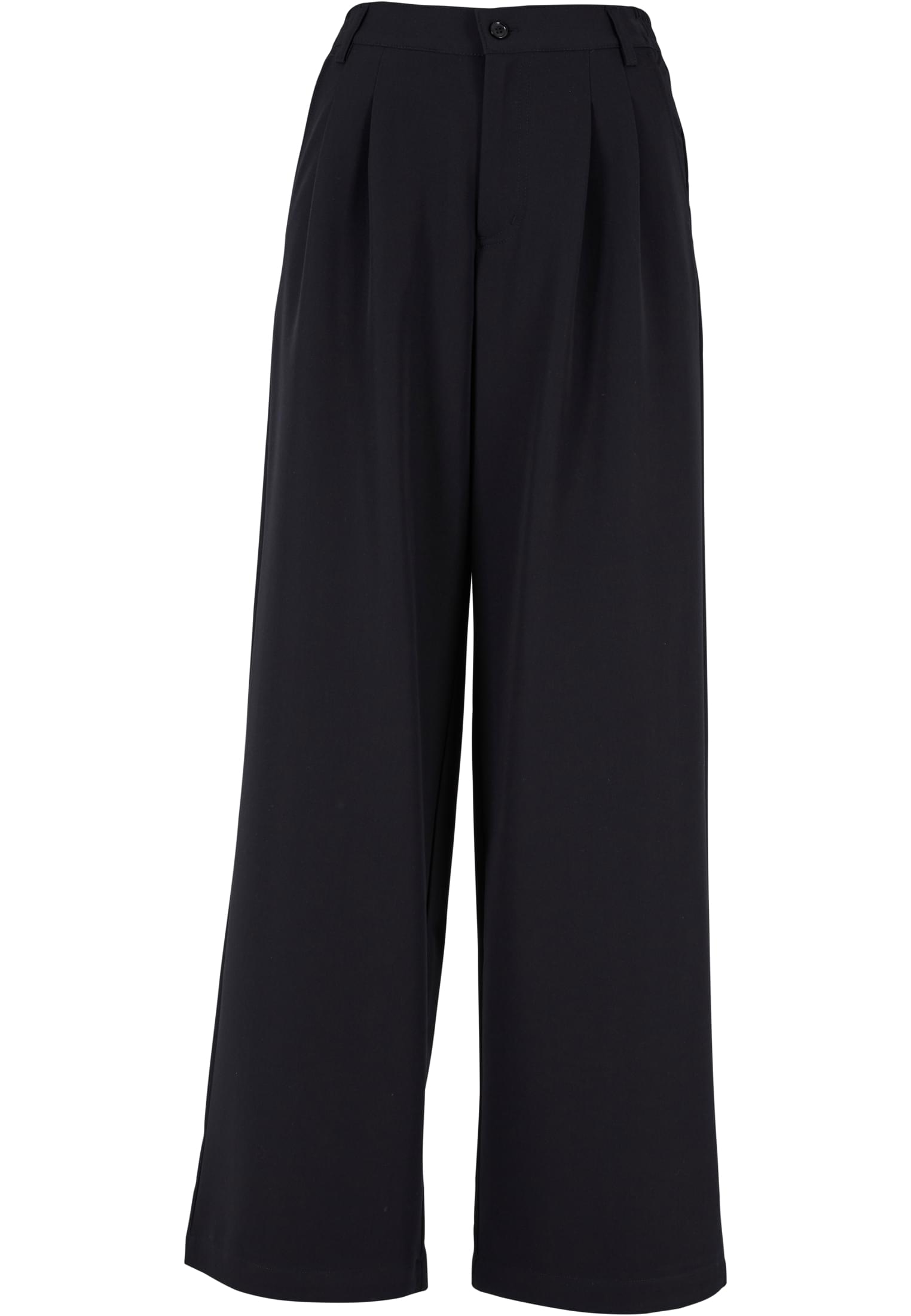 Pantalones de corte ultra ancho con pliegues para mujer negros 26
 - variant image 5