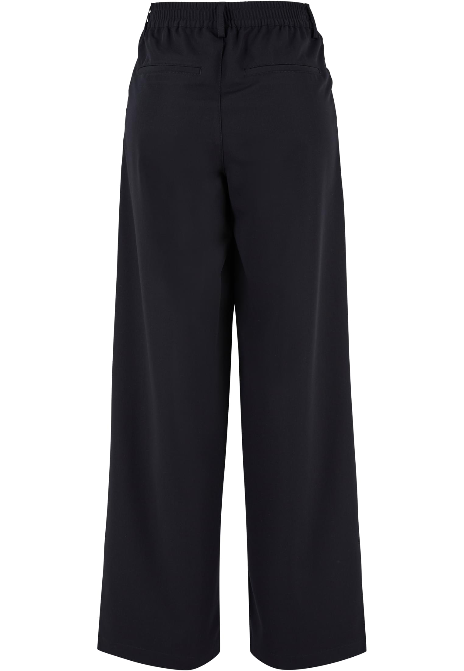 Pantalones de corte ultra ancho con pliegues para mujer negros 26
 - variant image 7