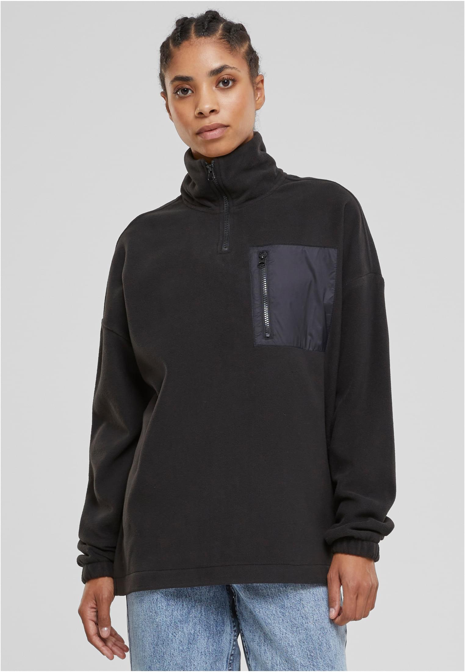 Frauen Polar Fleece Pullover schwarz 3XL
 - alternate variant 1