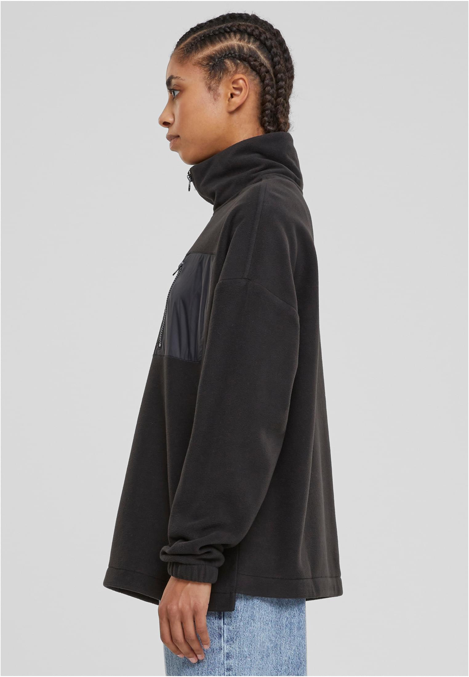 Frauen Polar Fleece Pullover schwarz L
 - variant image 1