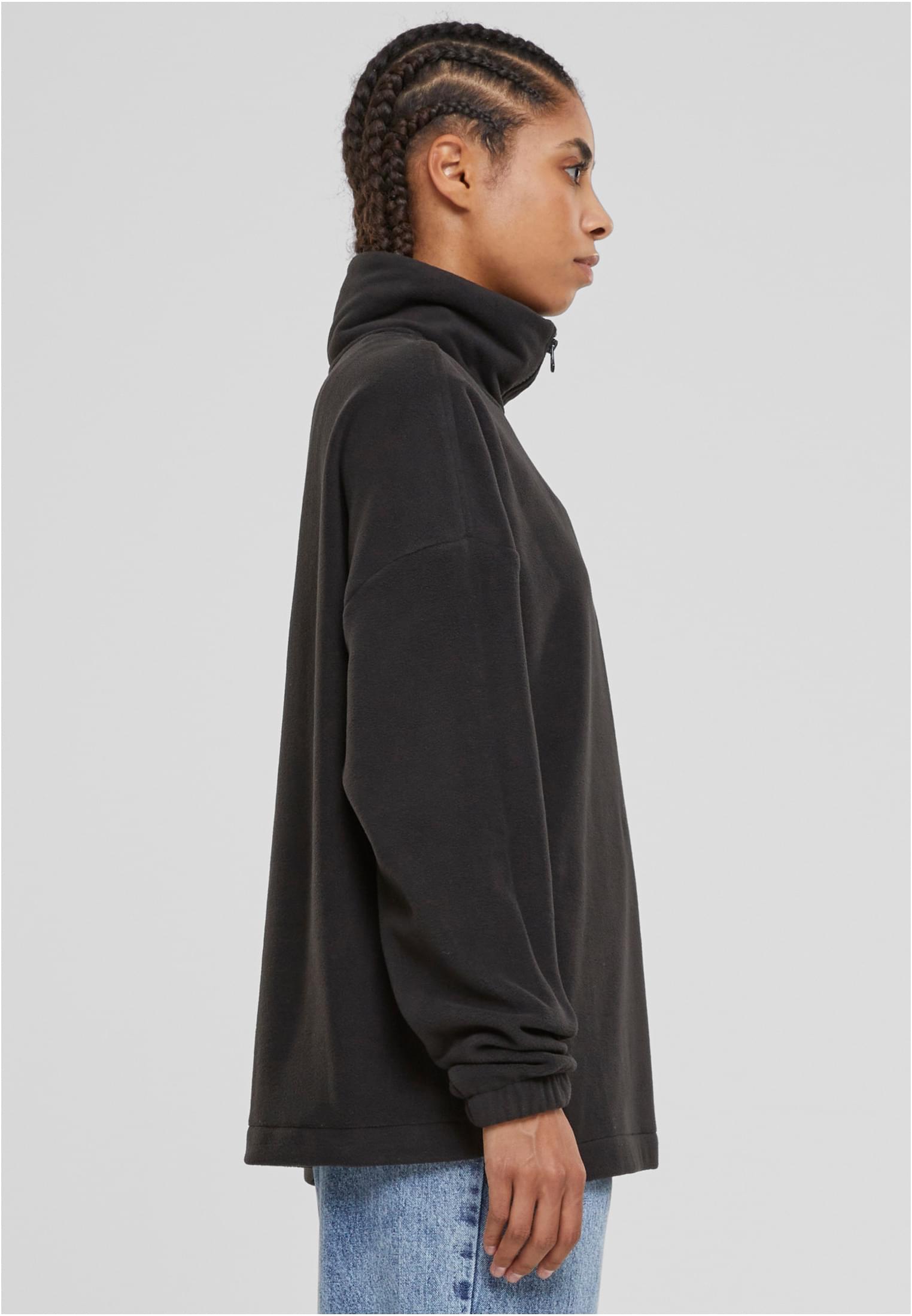 Frauen Polar Fleece Pullover schwarz L
 - variant image 3
