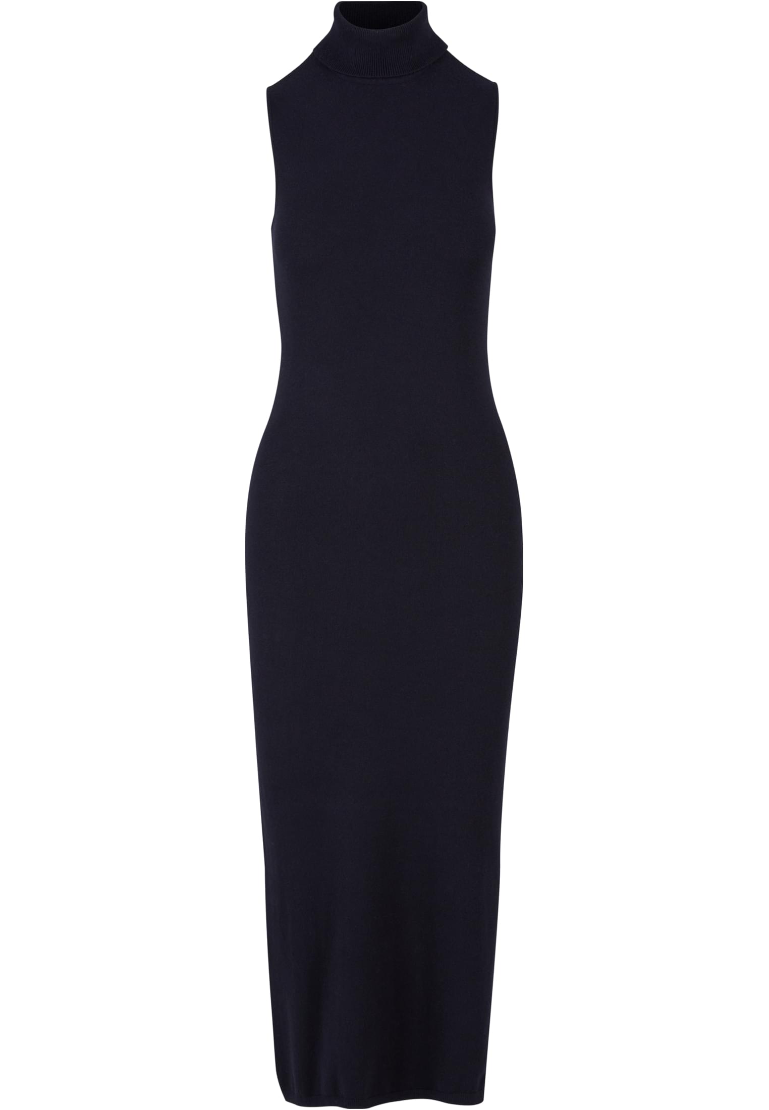 Ladies Knitted Eco Viscose Turtleneck Dress black L - variant image 5