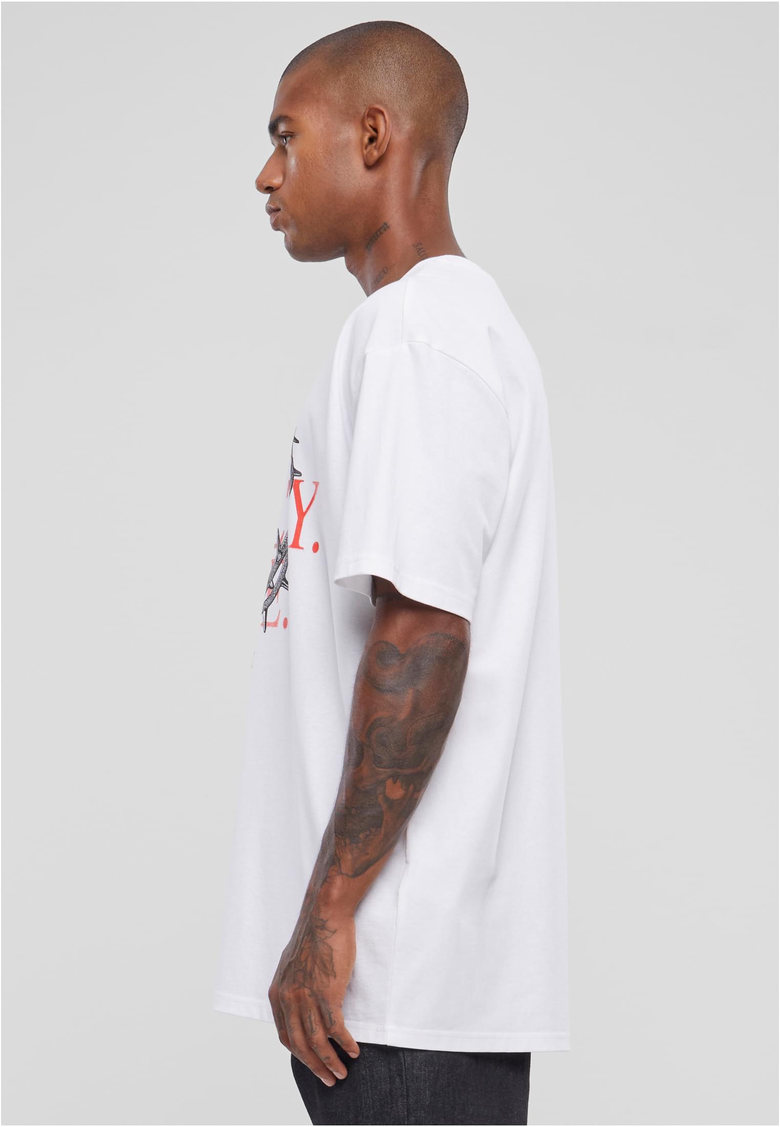 Dios Lealtad Amor Camiseta Oversize blanca 3XL
 - variant image 1