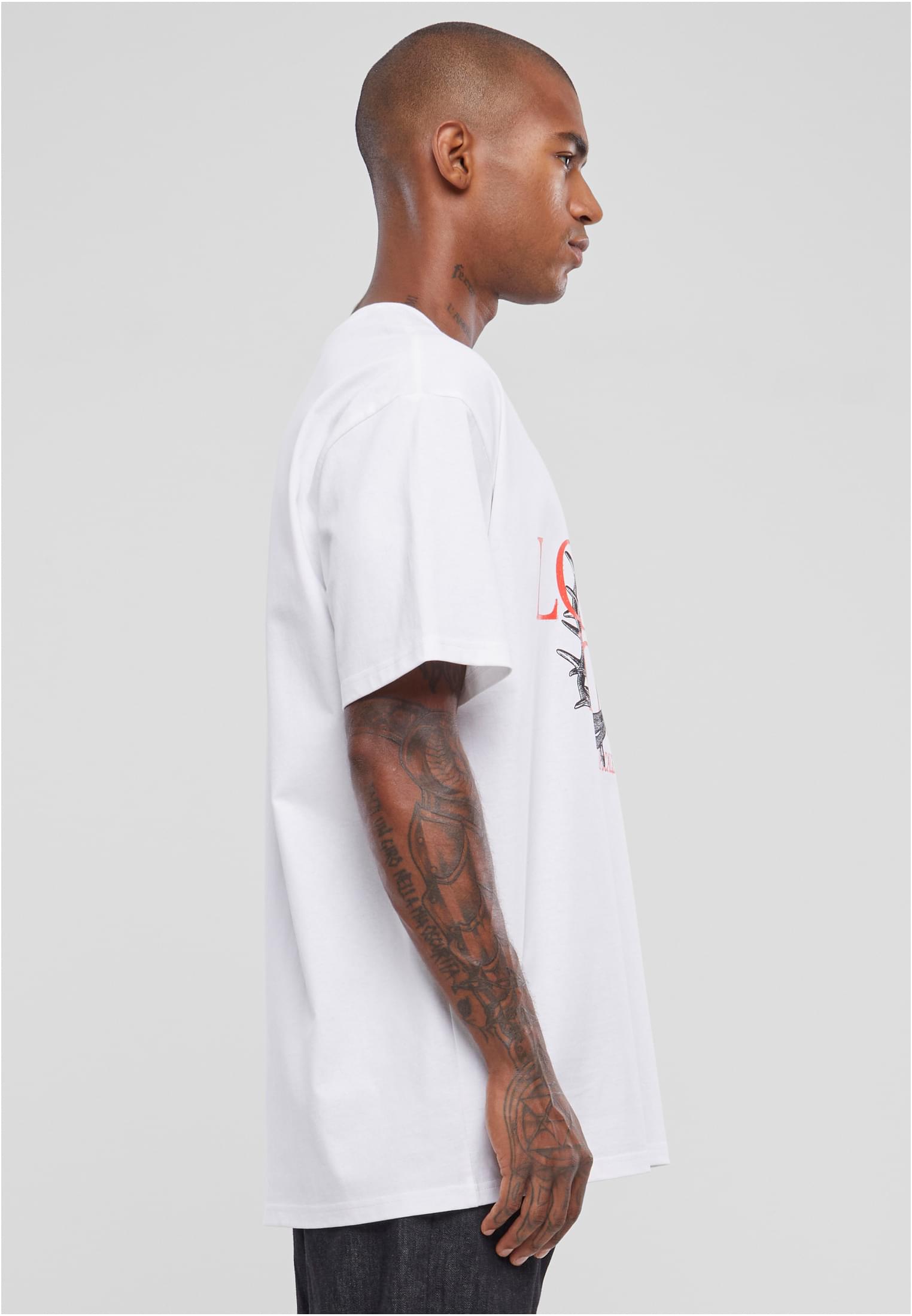 Dios Lealtad Amor Camiseta Oversize blanca 3XL
 - variant image 3