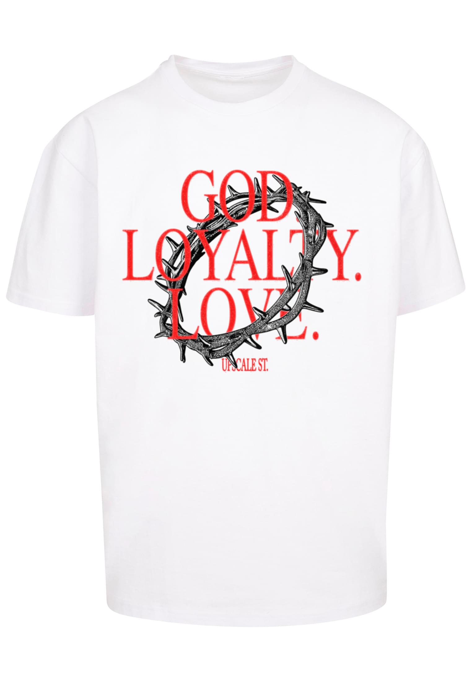 Dios Lealtad Amor Camiseta Oversize blanca 3XL
 - variant image 5