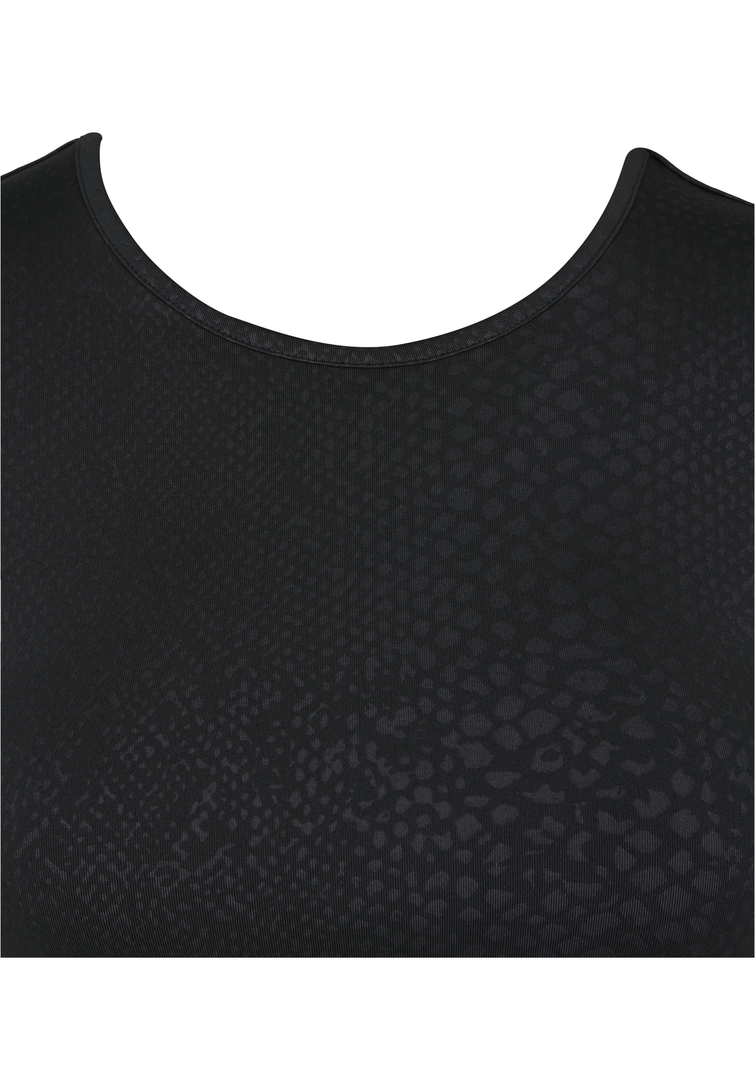 Femmes Coupe Étireuse Motif T-shirt Court Noir Serpent 3XL
 - variant image 7