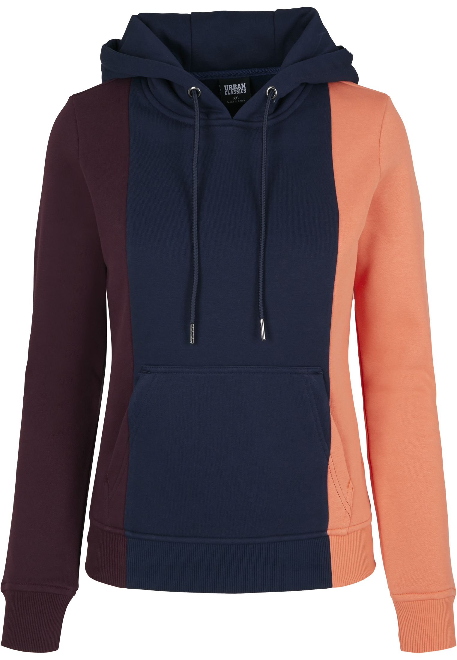 Ladies Tripple Hoody redwine/midnightnavy 3XL - variant image 12