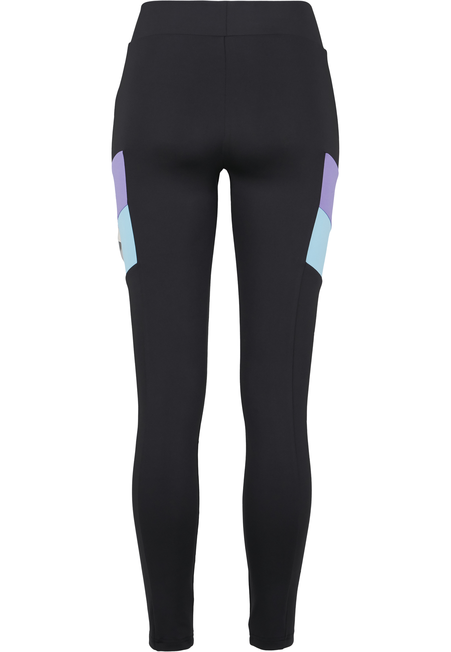 Ladies Color Block Leggings black/ultraviolet 3XL - variant image 7