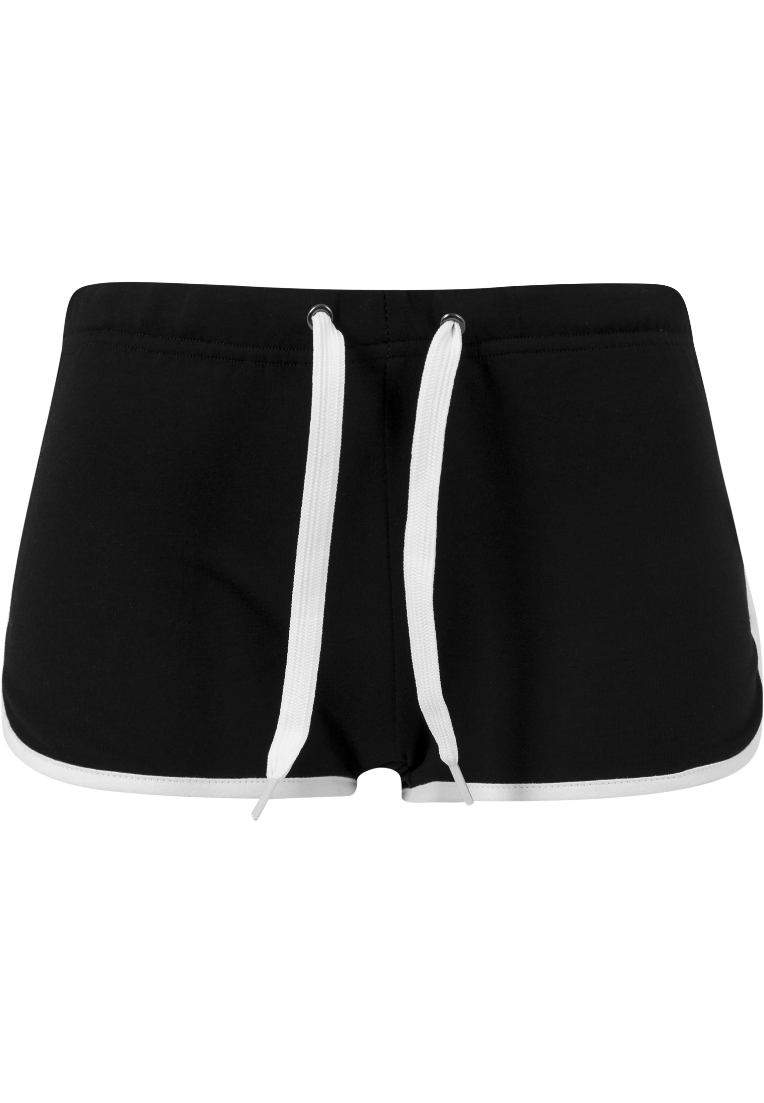 Ladies French Terry Hotpants blk/wht L - variant image 2