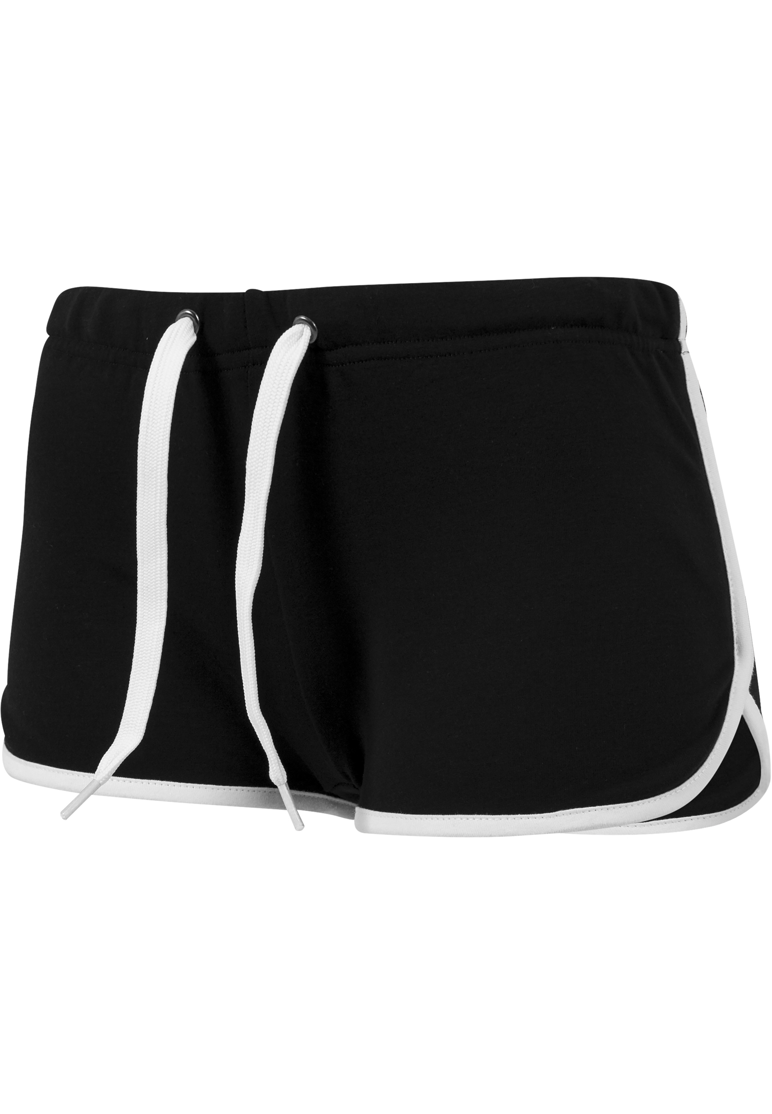 Ladies French Terry Hotpants blk/wht L - variant image 3