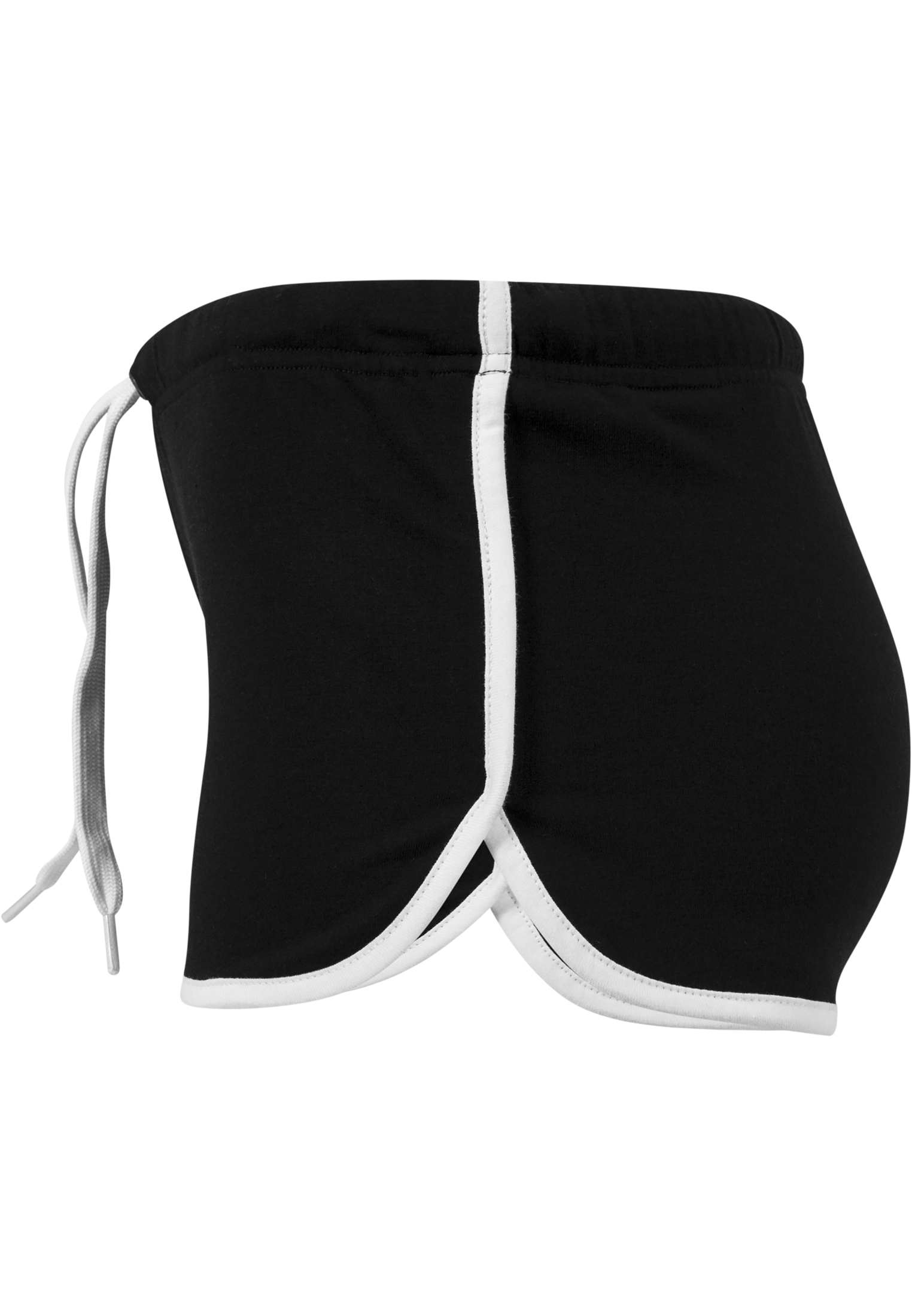 Ladies French Terry Hotpants blk/wht L - variant image 4