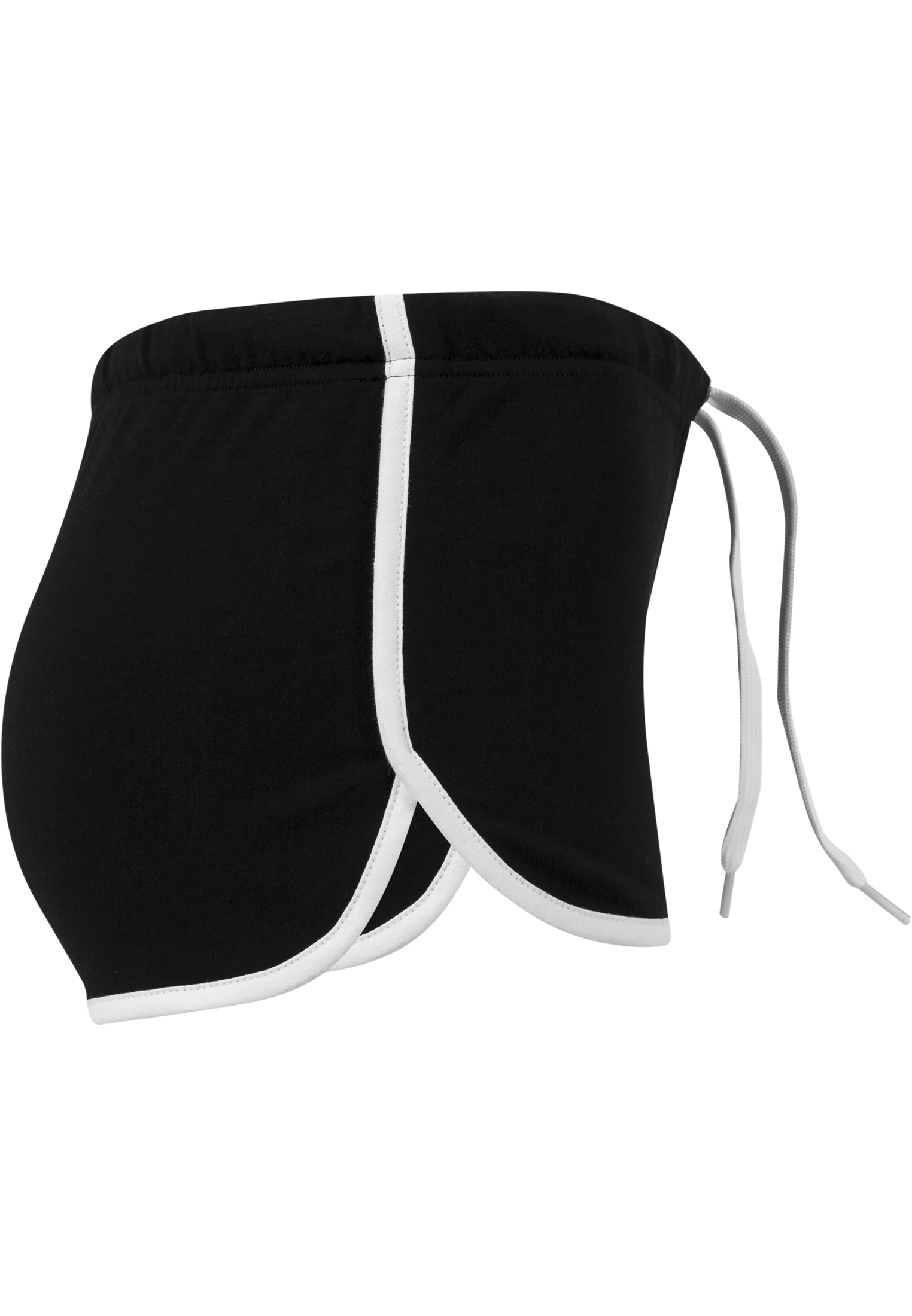 Ladies French Terry Hotpants blk/wht L - variant image 6