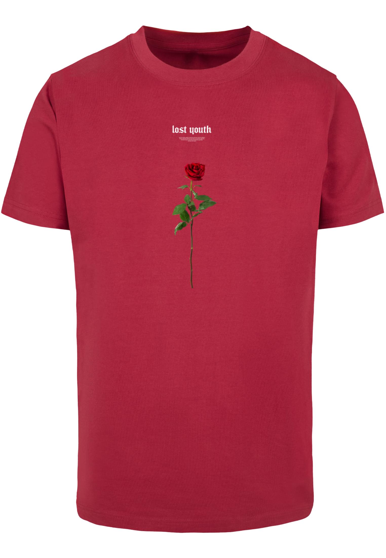 Lost Youth Rose Tee burgundy M - alternate variant 5
