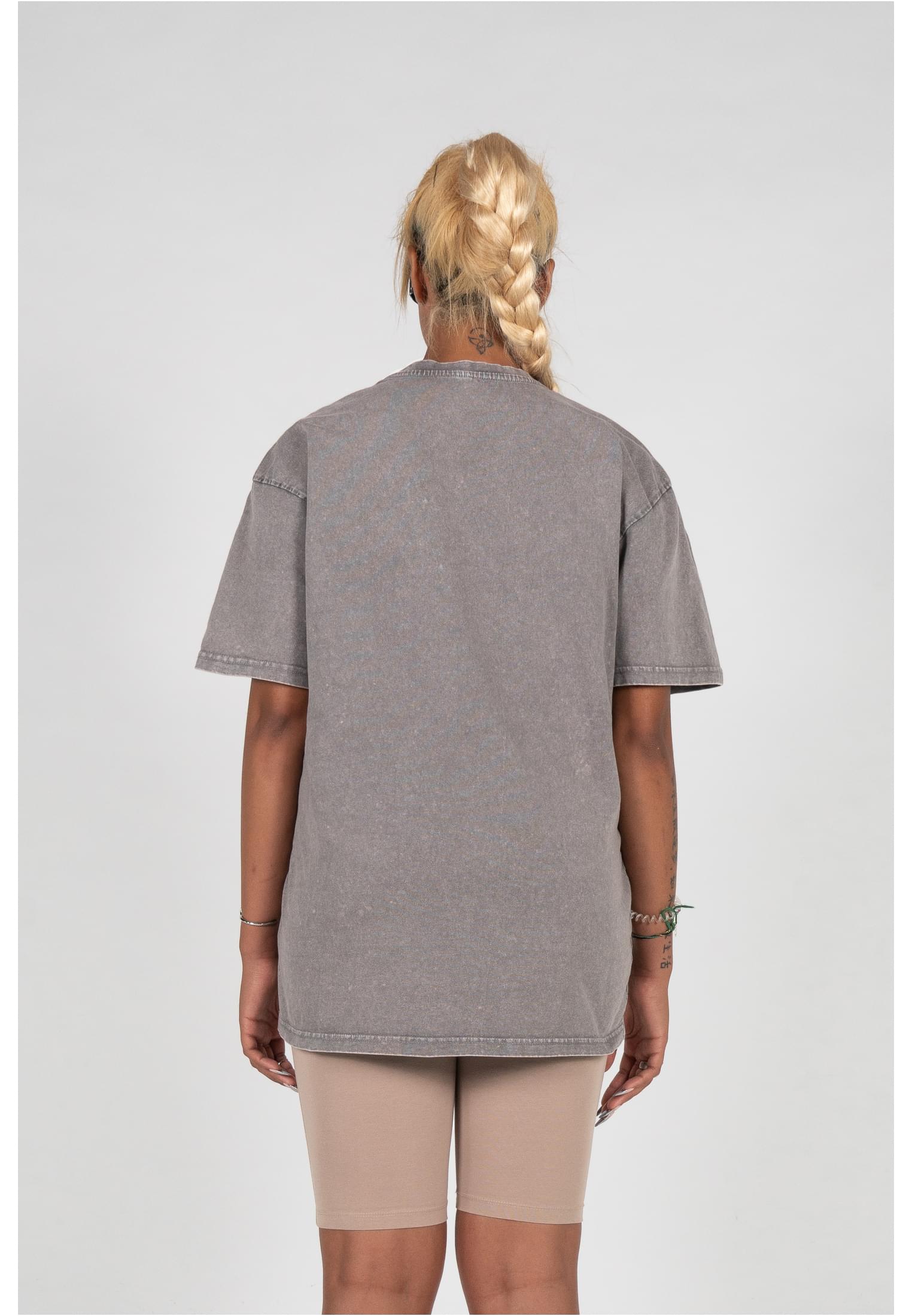 Ladies Paisley x Acid Washed Heavy Oversize Tee asphalt 3XL - variant image 1