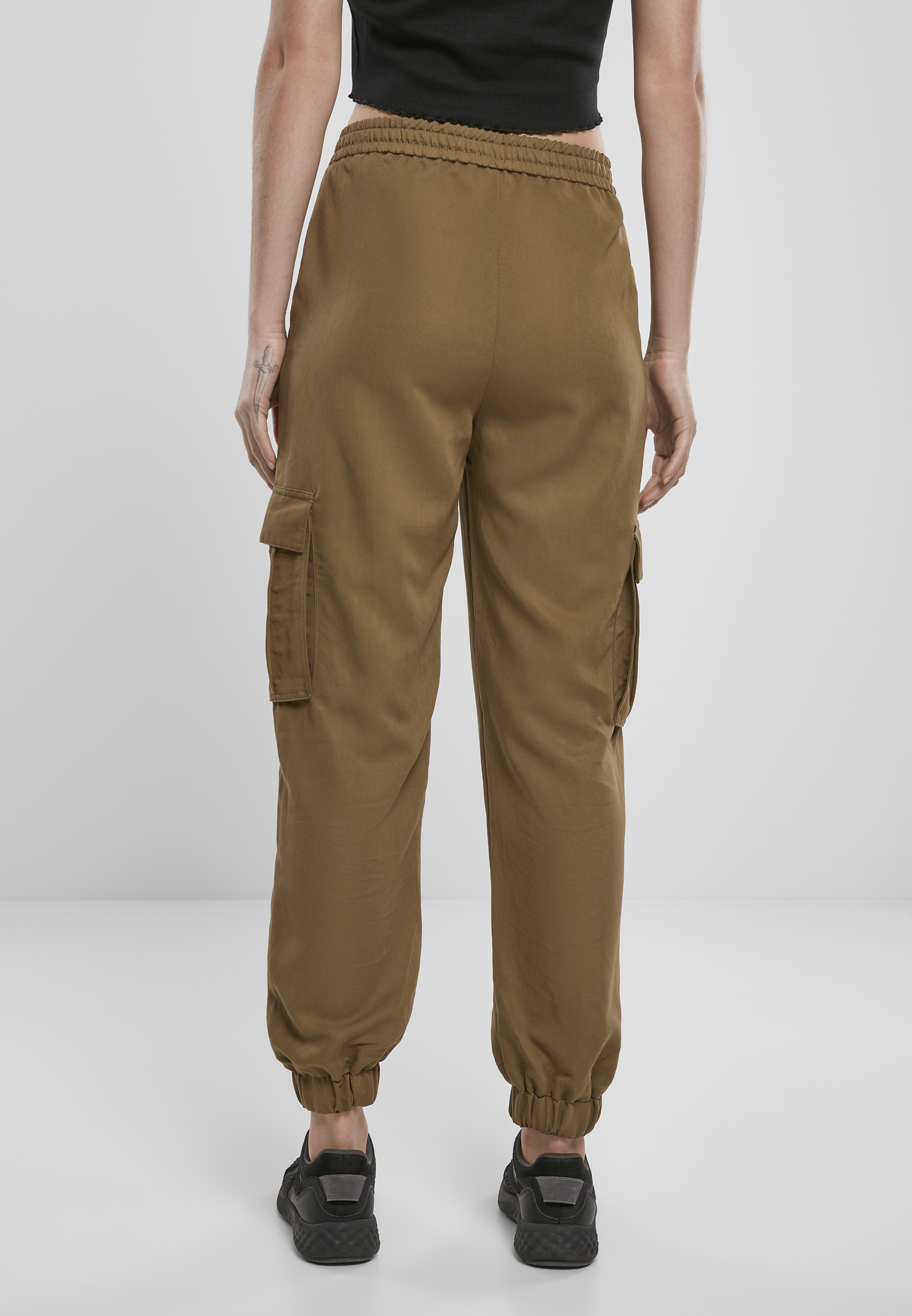 Ladies Viscose Twill Cargo Pants summerolive L - variant image 2
