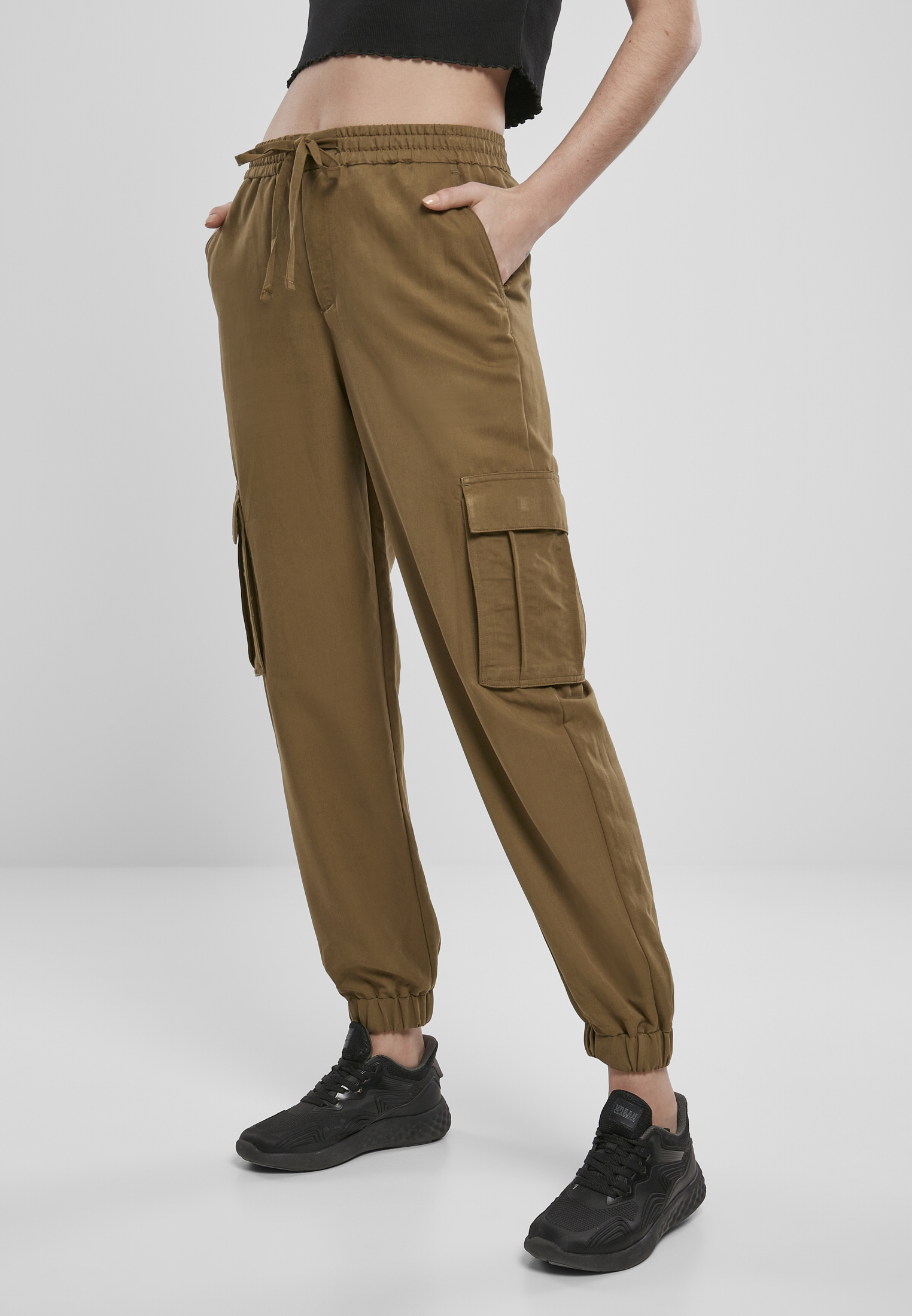 Ladies Viscose Twill Cargo Pants summerolive L - alternate variant 2