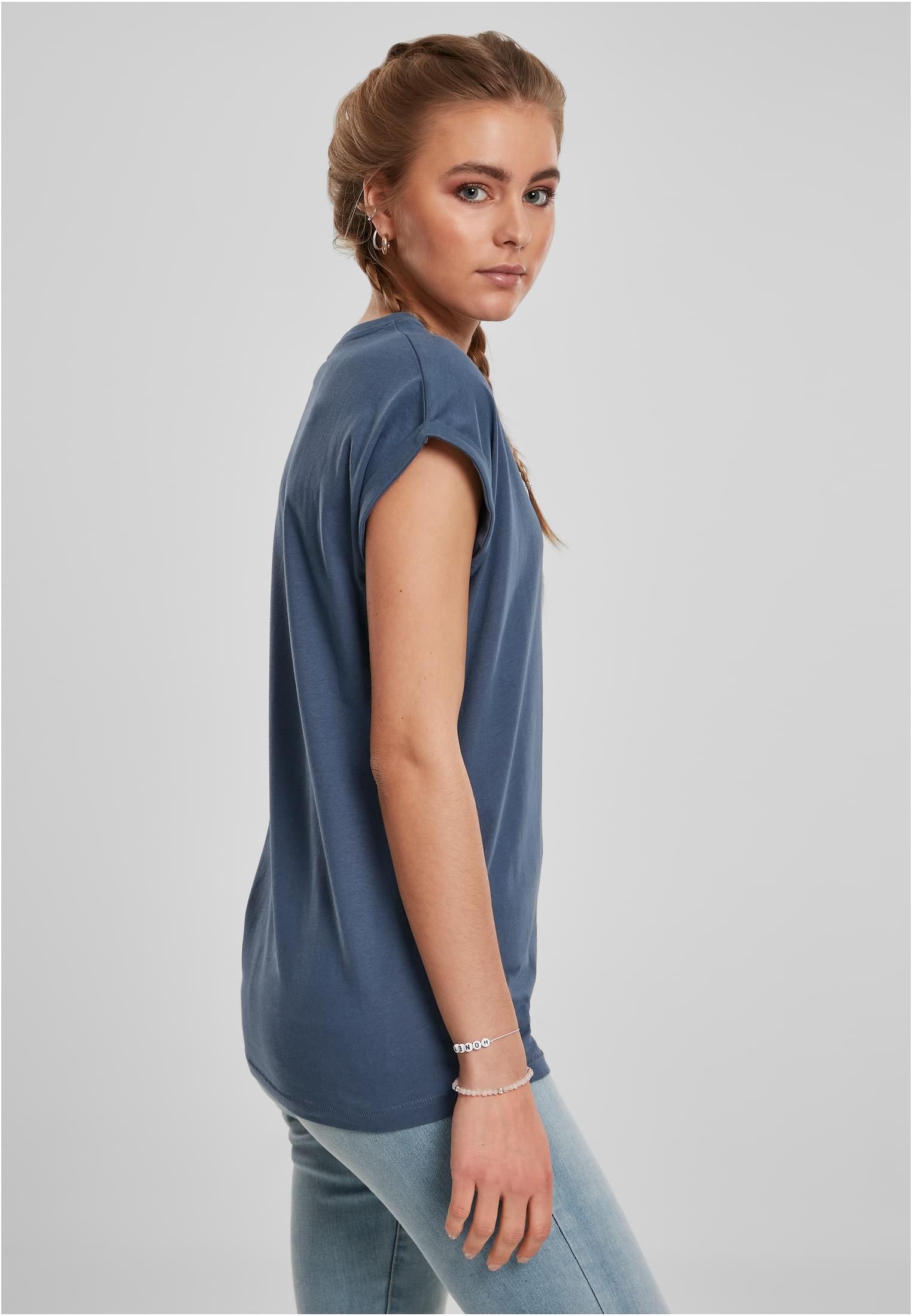 Dames T-shirt Épaules Étendues vintagebleu 3XL
 - variant image 3
