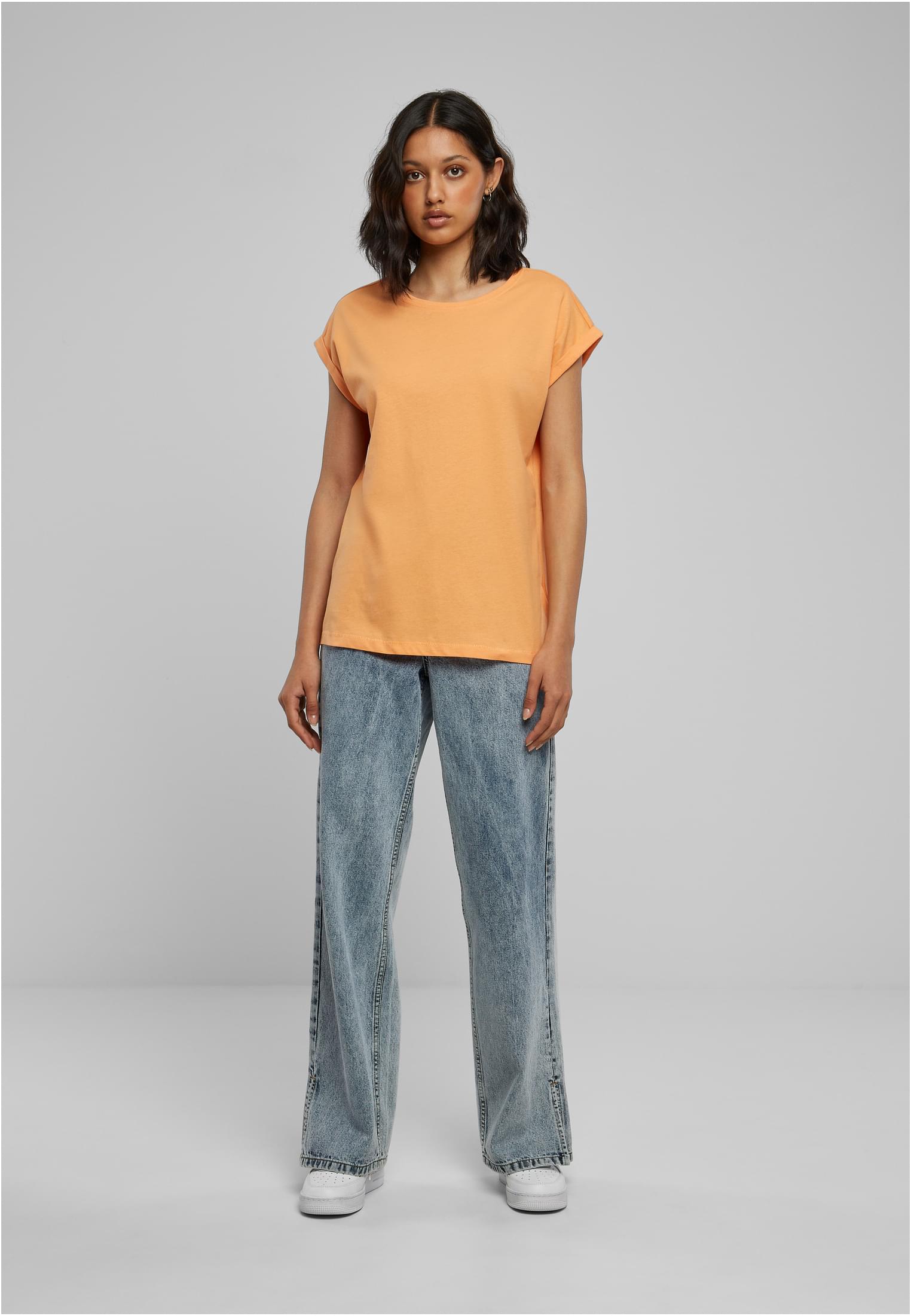 Ladies Extended Shoulder Tee papaya 3XL - variant image 4