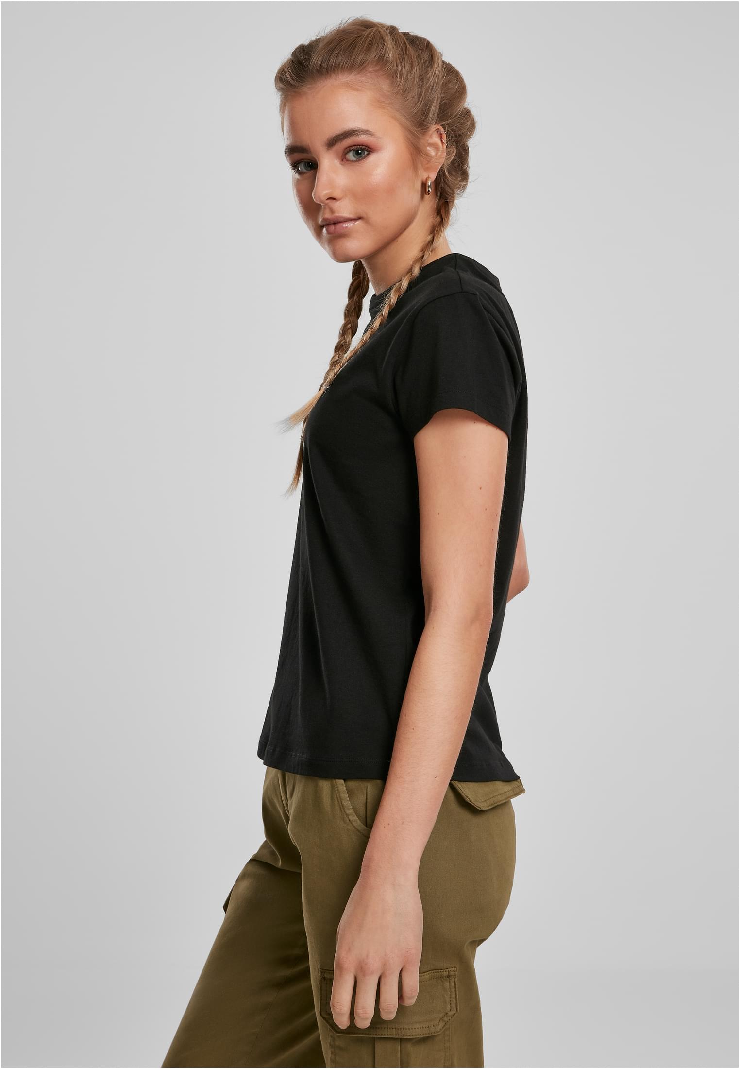 T-shirt de base pour femmes, boîte, noir, 3XL
 - variant image 1