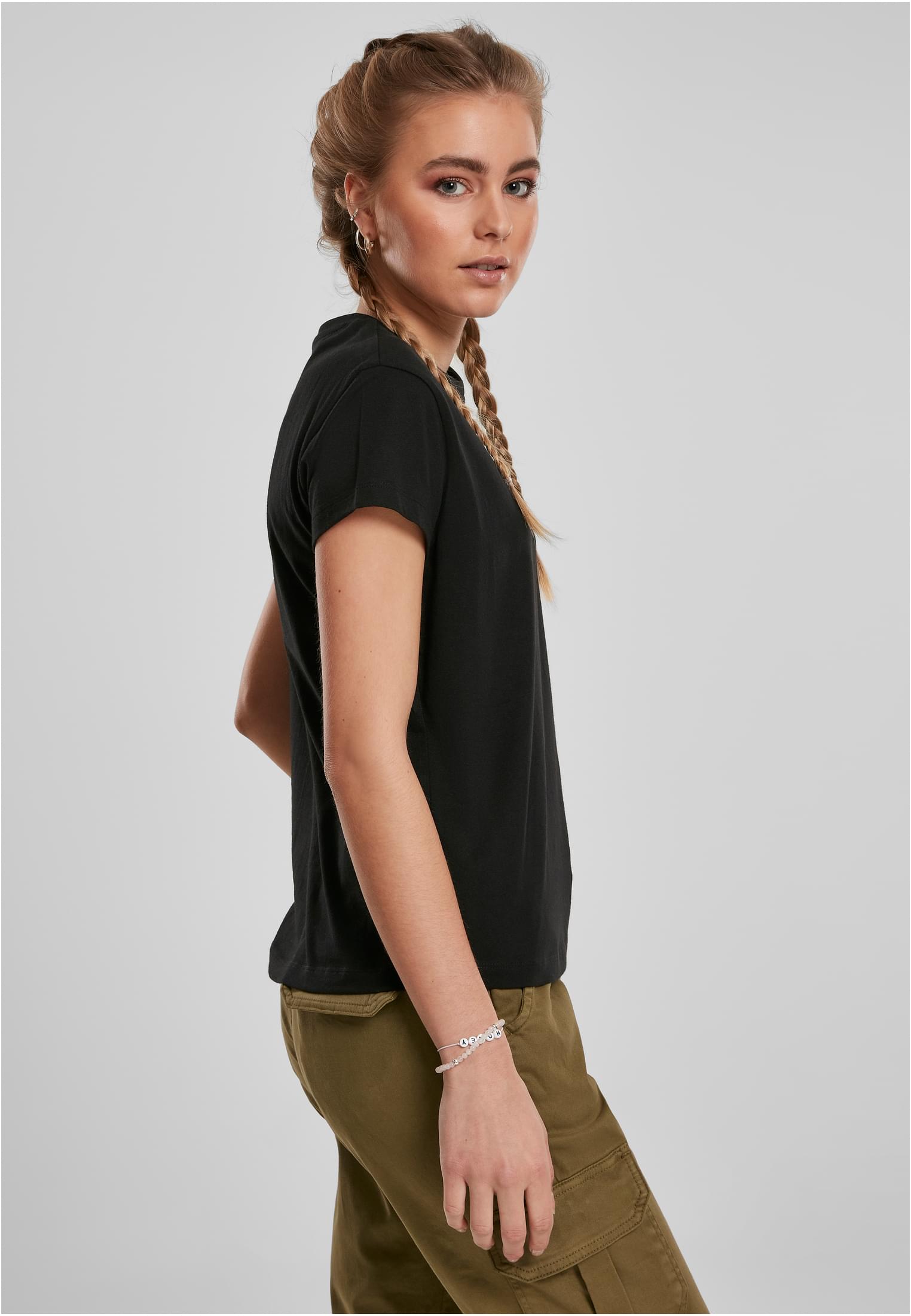 T-shirt de base pour femmes, boîte, noir, 3XL
 - variant image 3