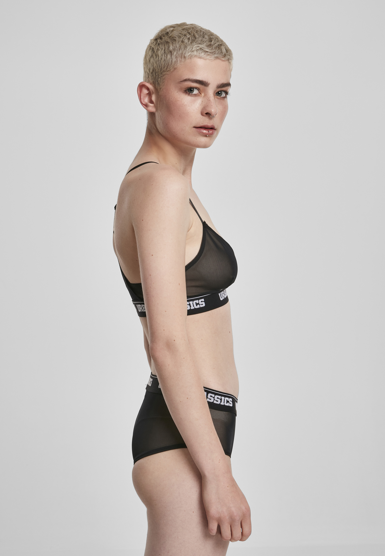Ladies Triangle Tech Mesh Logo Bra black L - variant image 3