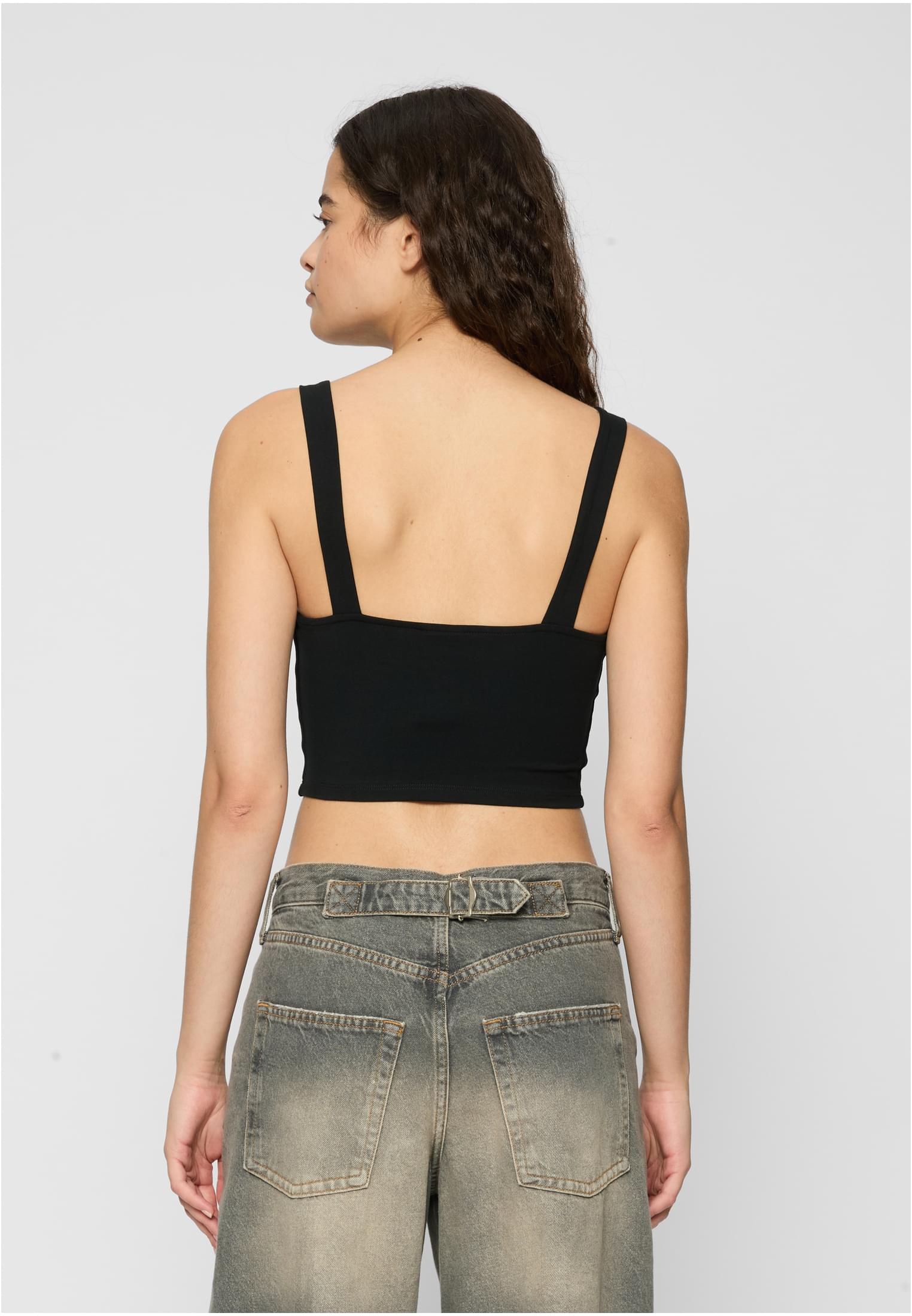 Ladies Cropped Top 2-Pack black/white XXL - variant image 1