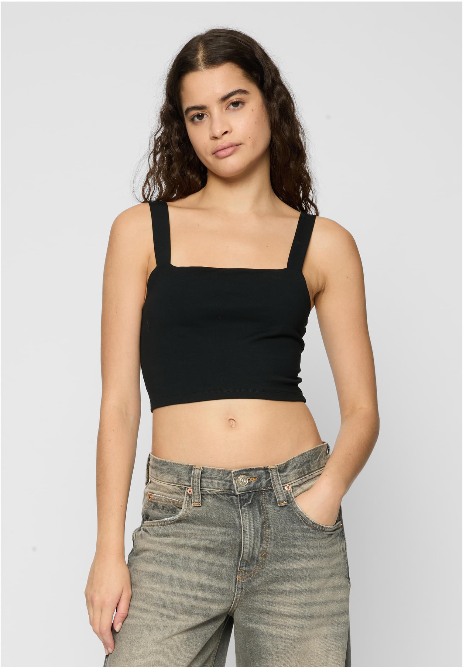 Ladies Cropped Top 2-Pack black/white XXL - alternate variant 1