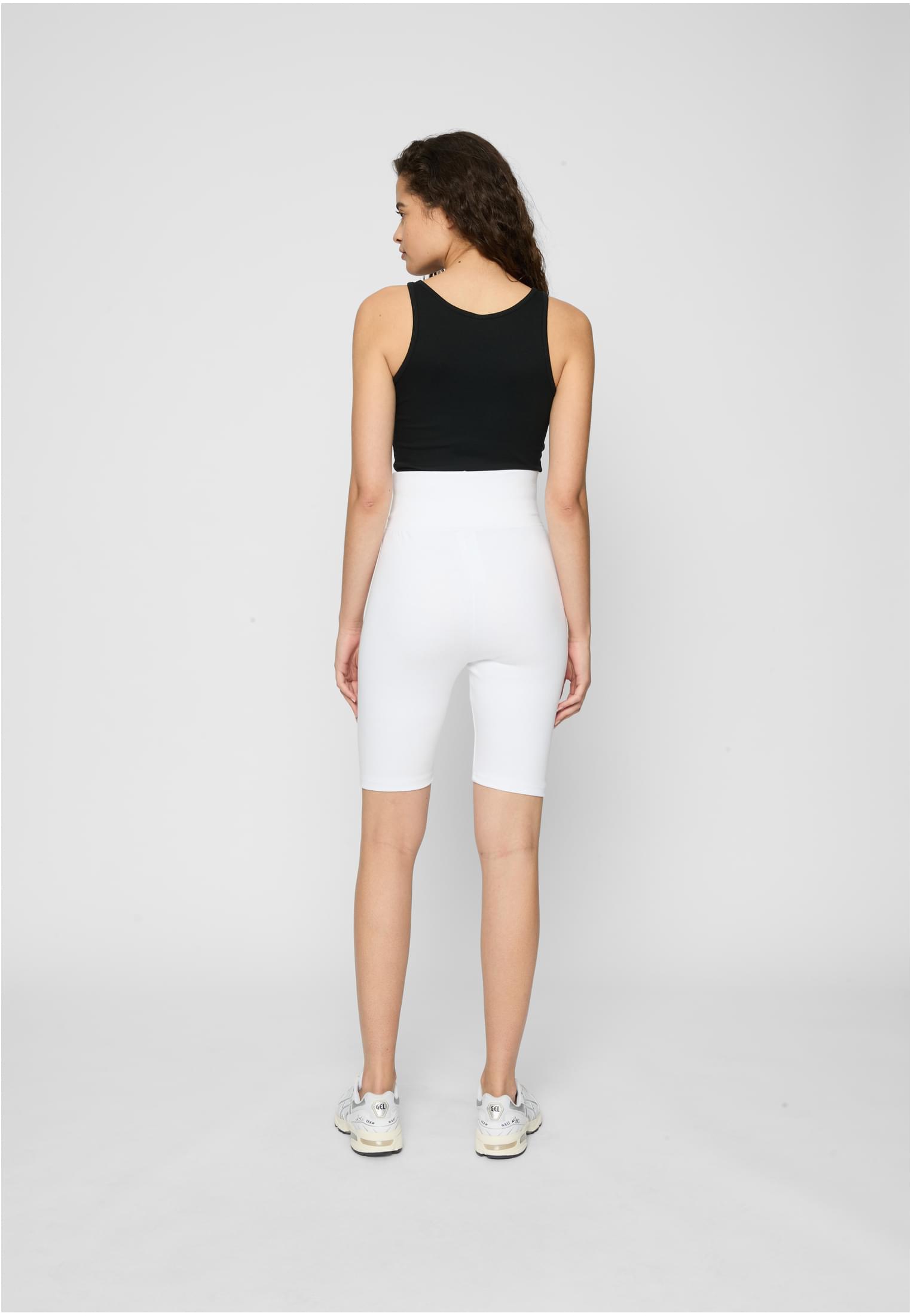 Ladies High Waist Cycle Shorts 2-Pack black/white L - variant image 3