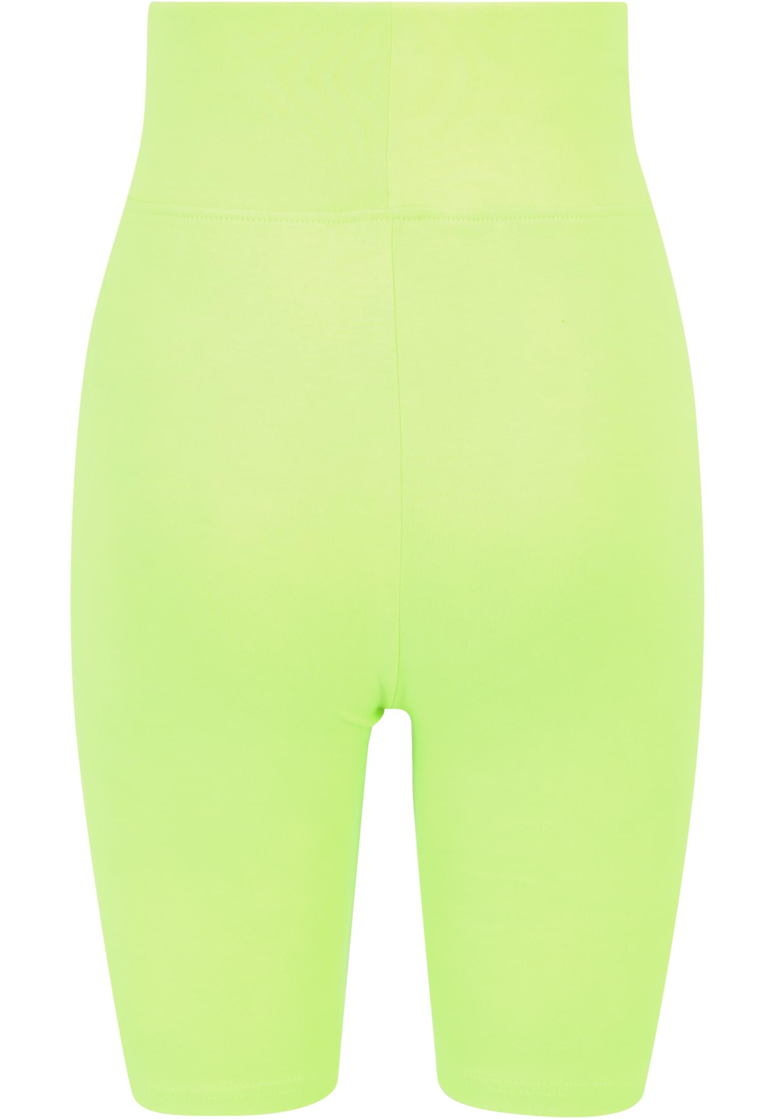 Ladies High Waist Cycle Shorts 2-Pack electriclime/black L - variant image 5