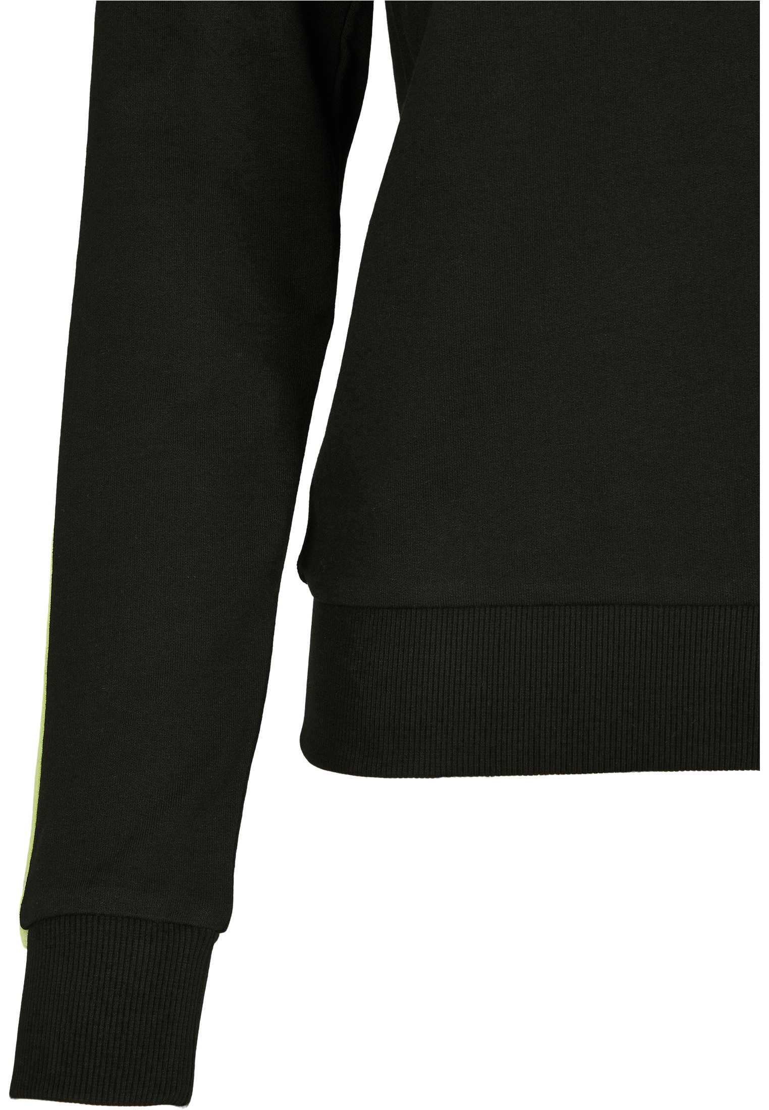 Ladies Neon Shoulder Stripe Hoody black/electriclime L - variant image 10