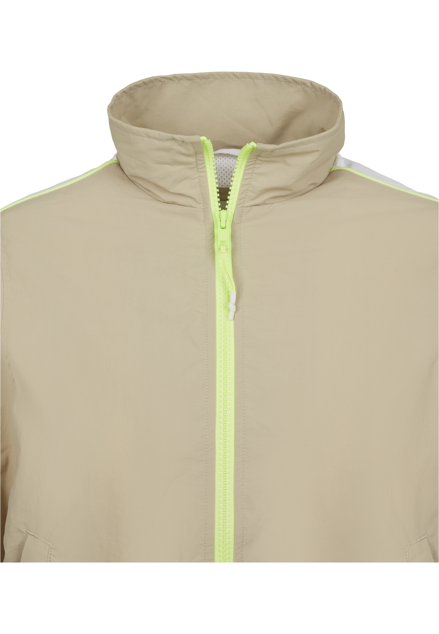Ladies Short Piped Track Jacket concrete/electriclime L - variant image 10