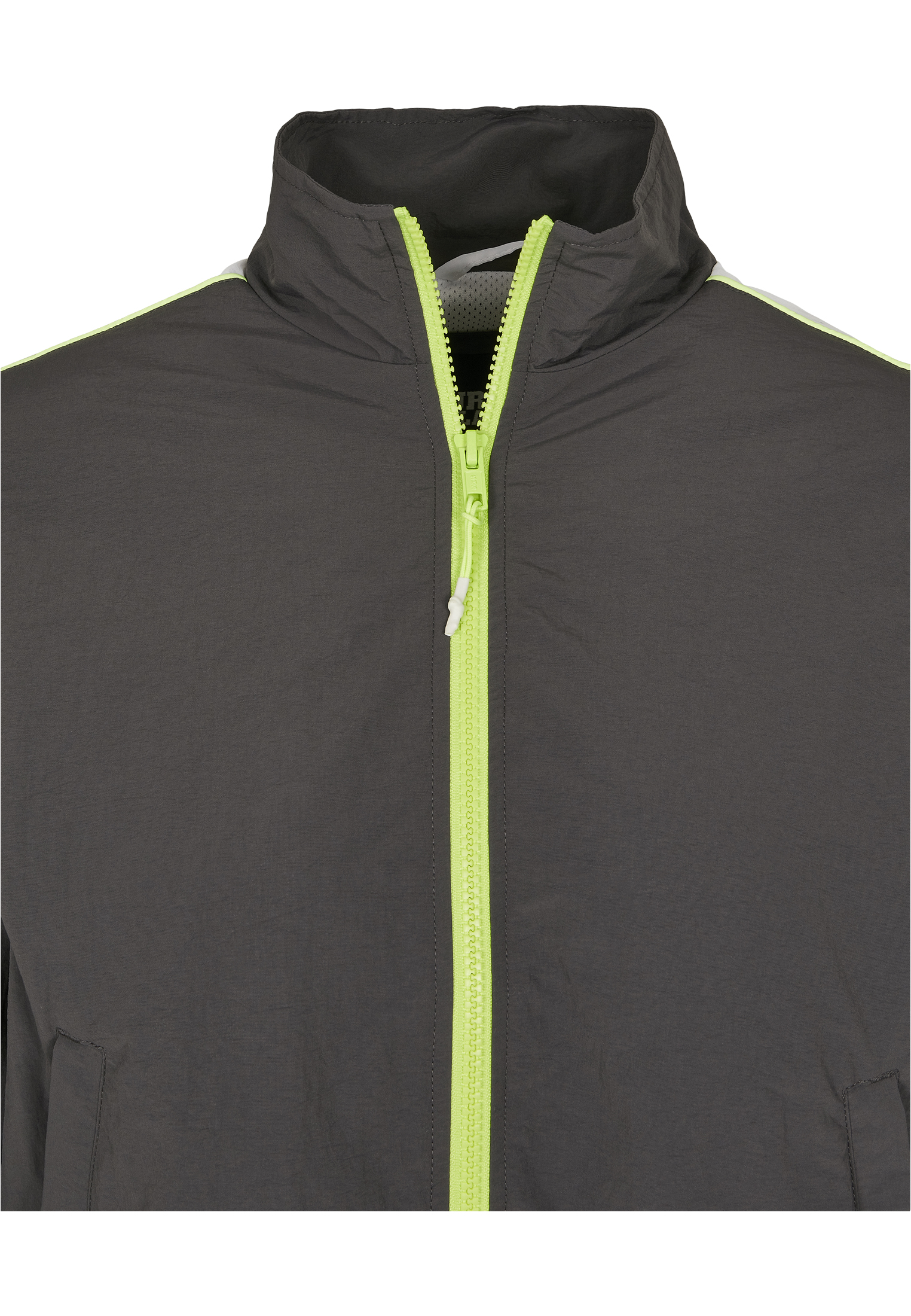 Ladies Short Piped Track Jacket darkshadow/electriclime L - variant image 8
