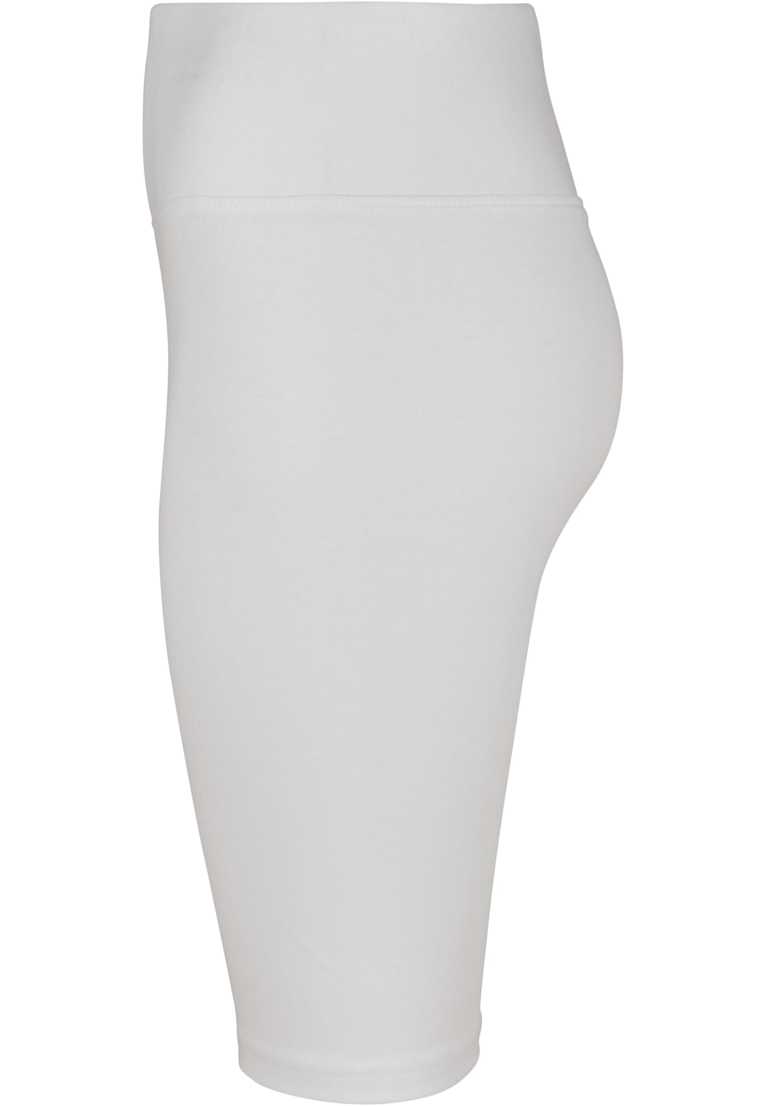 Ladies High Waist Cycle Shorts white L - variant image 1