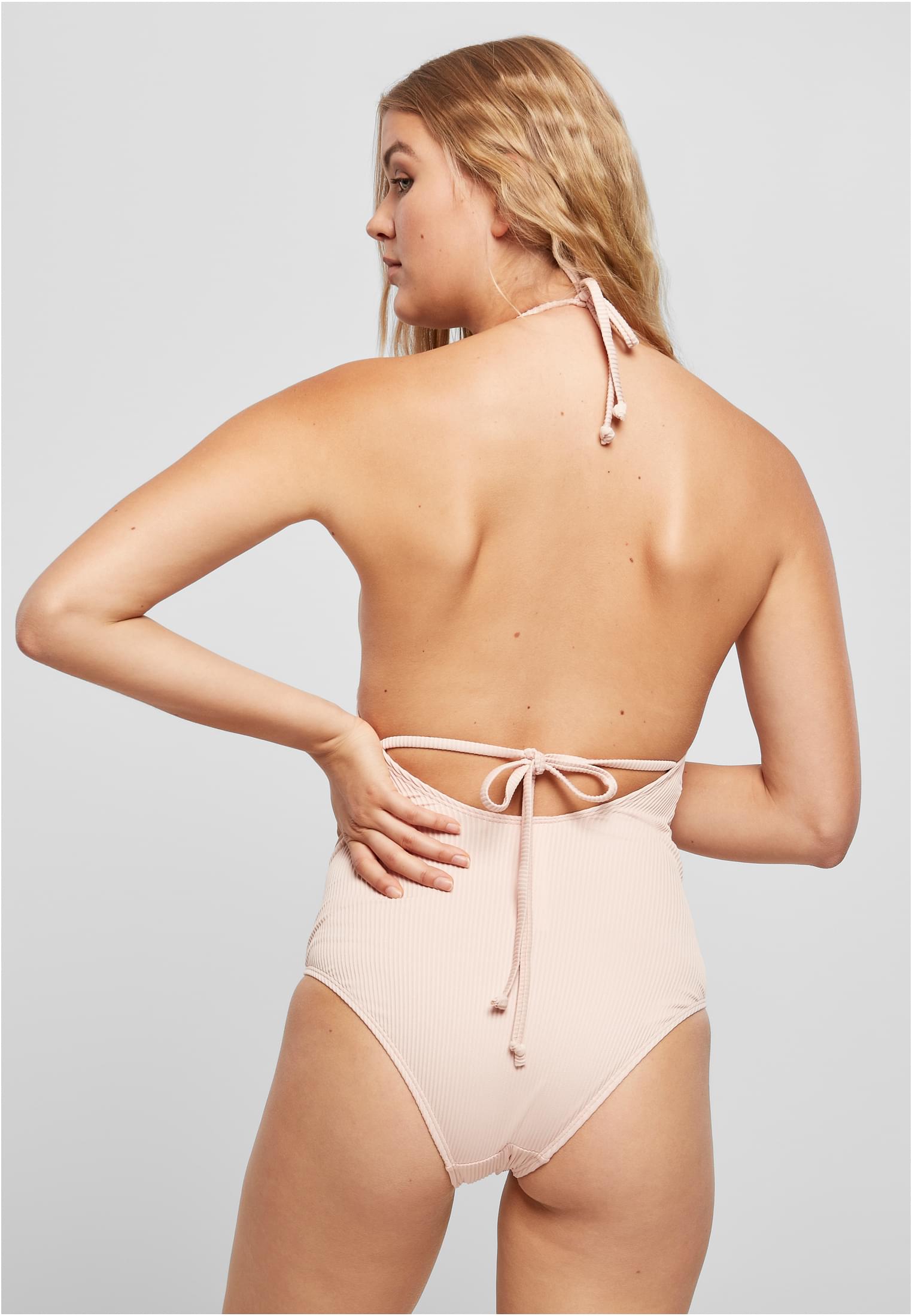 Ladies Rib Swimsuit rose L - variant image 2