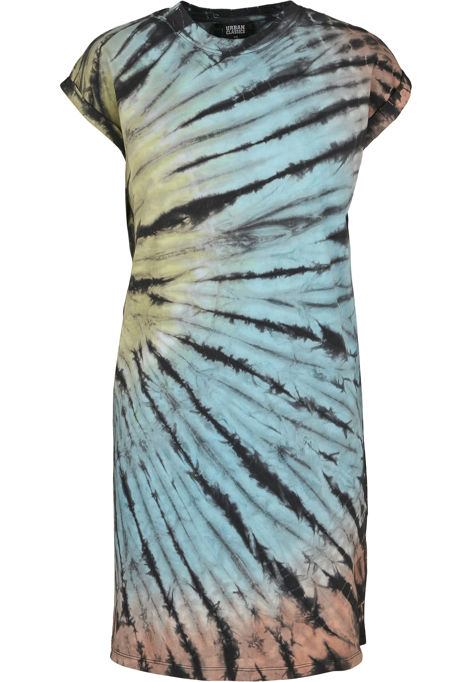 Ladies Tie Dye Dress black 3XL - variant image 5