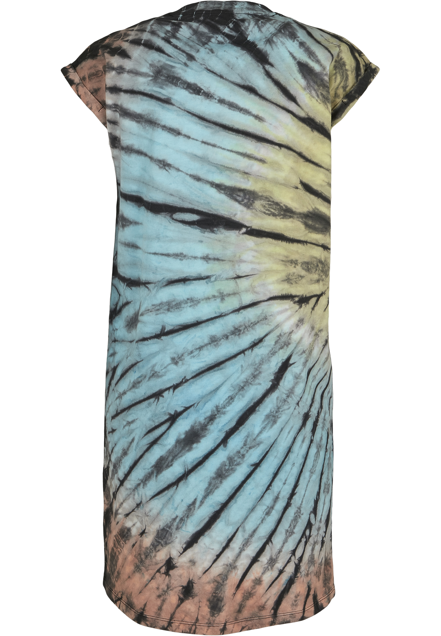 Ladies Tie Dye Dress black 3XL - variant image 6
