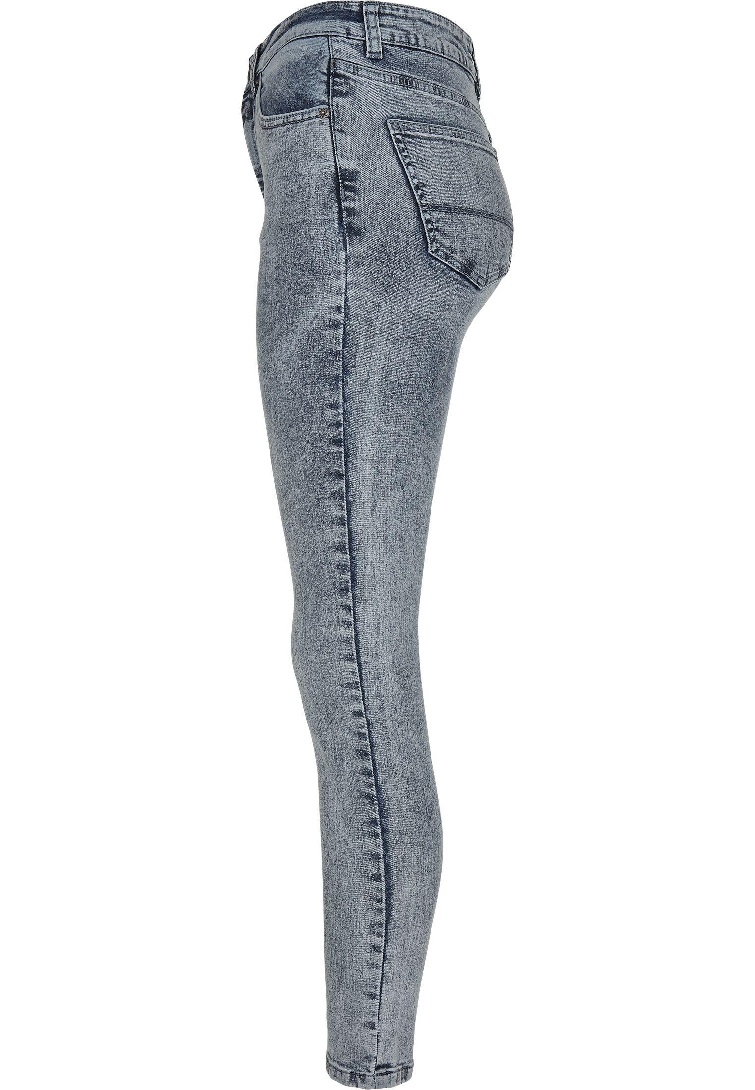 Ladies High Waist Skinny Jeans light skyblue acid washed 30/32 - variant image 6