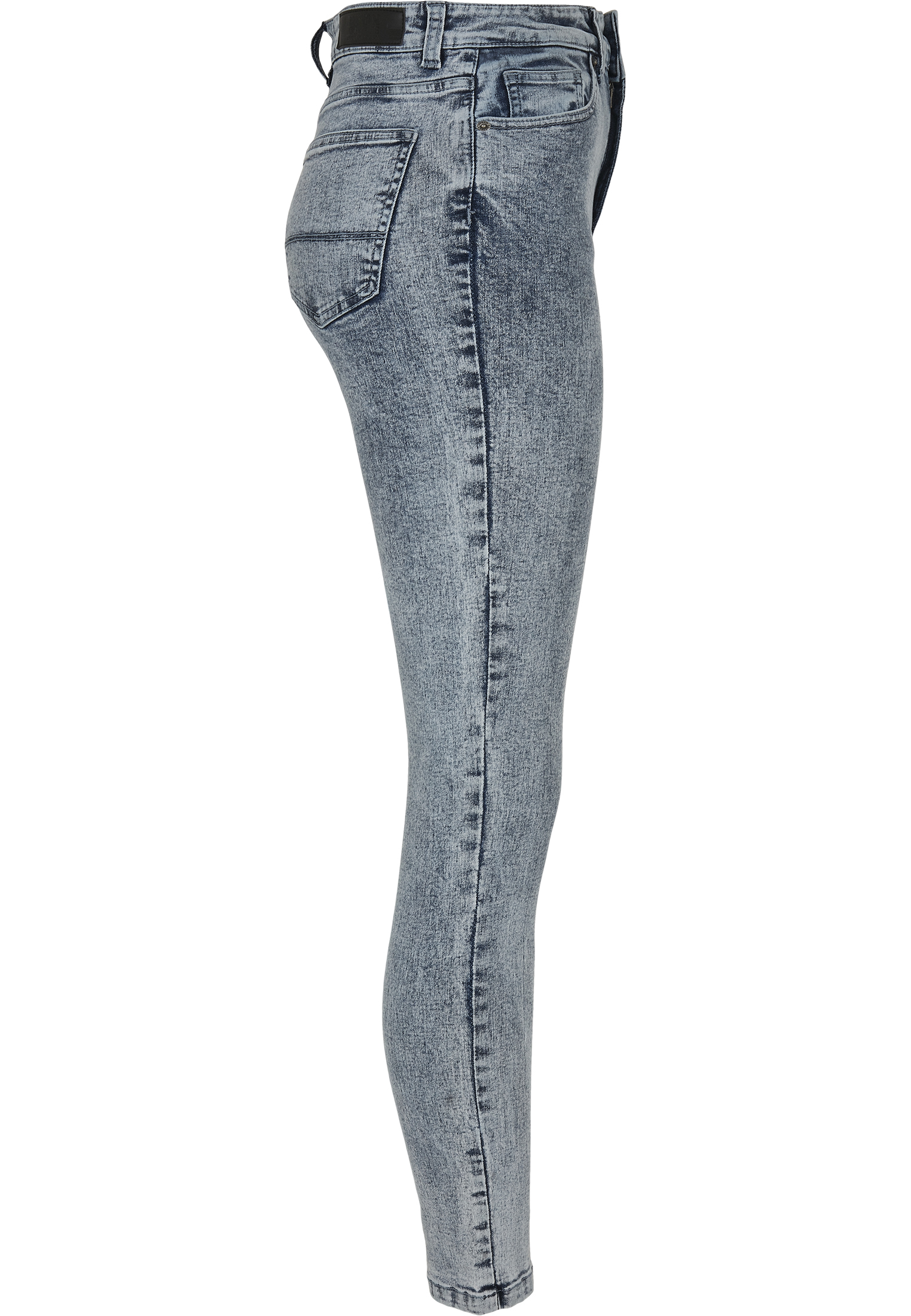 Ladies High Waist Skinny Jeans light skyblue acid washed 30/32 - variant image 8