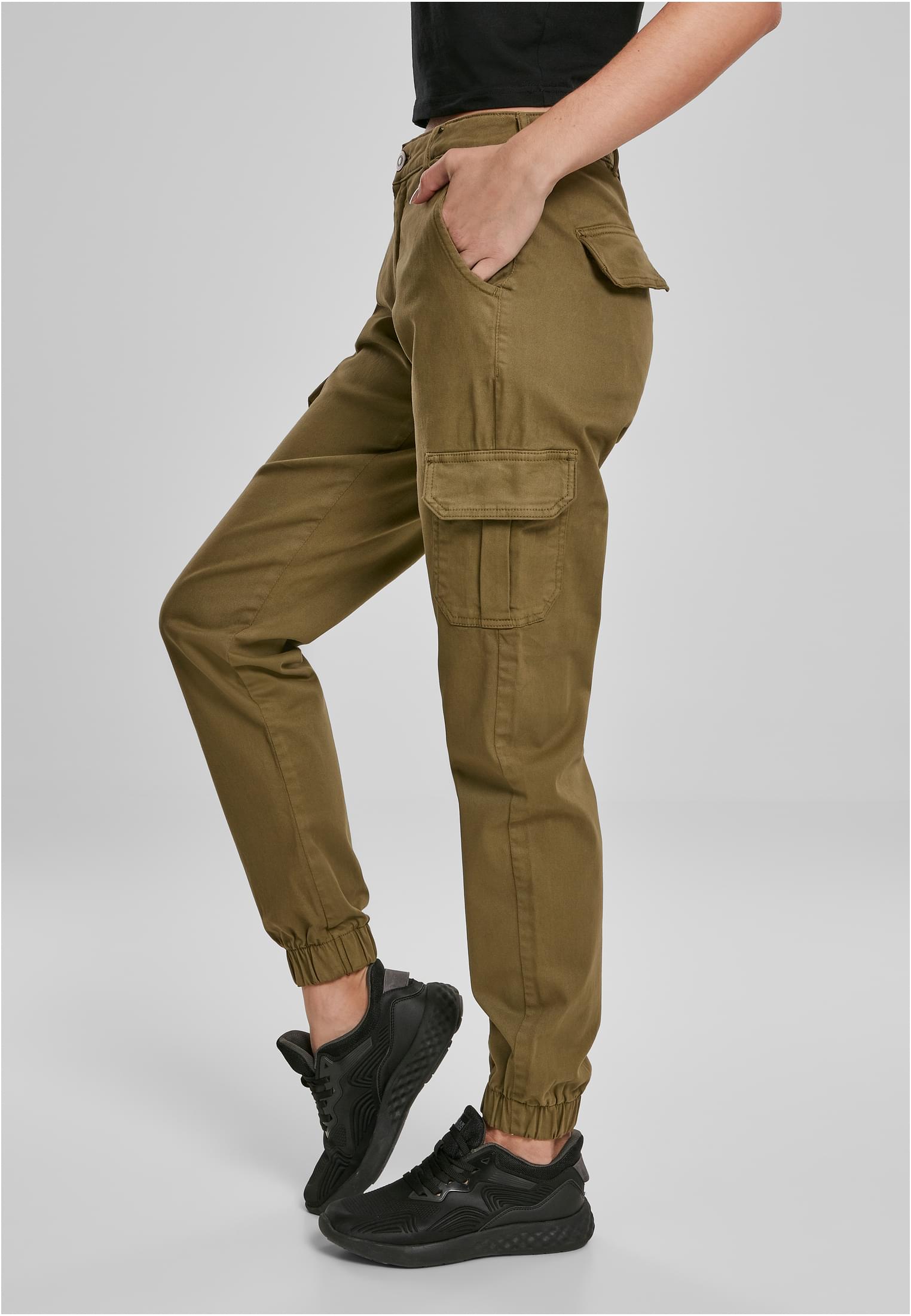 レディース ハイウエスト カーゴパンツ サマーオリーブ 26
 - variant image 1